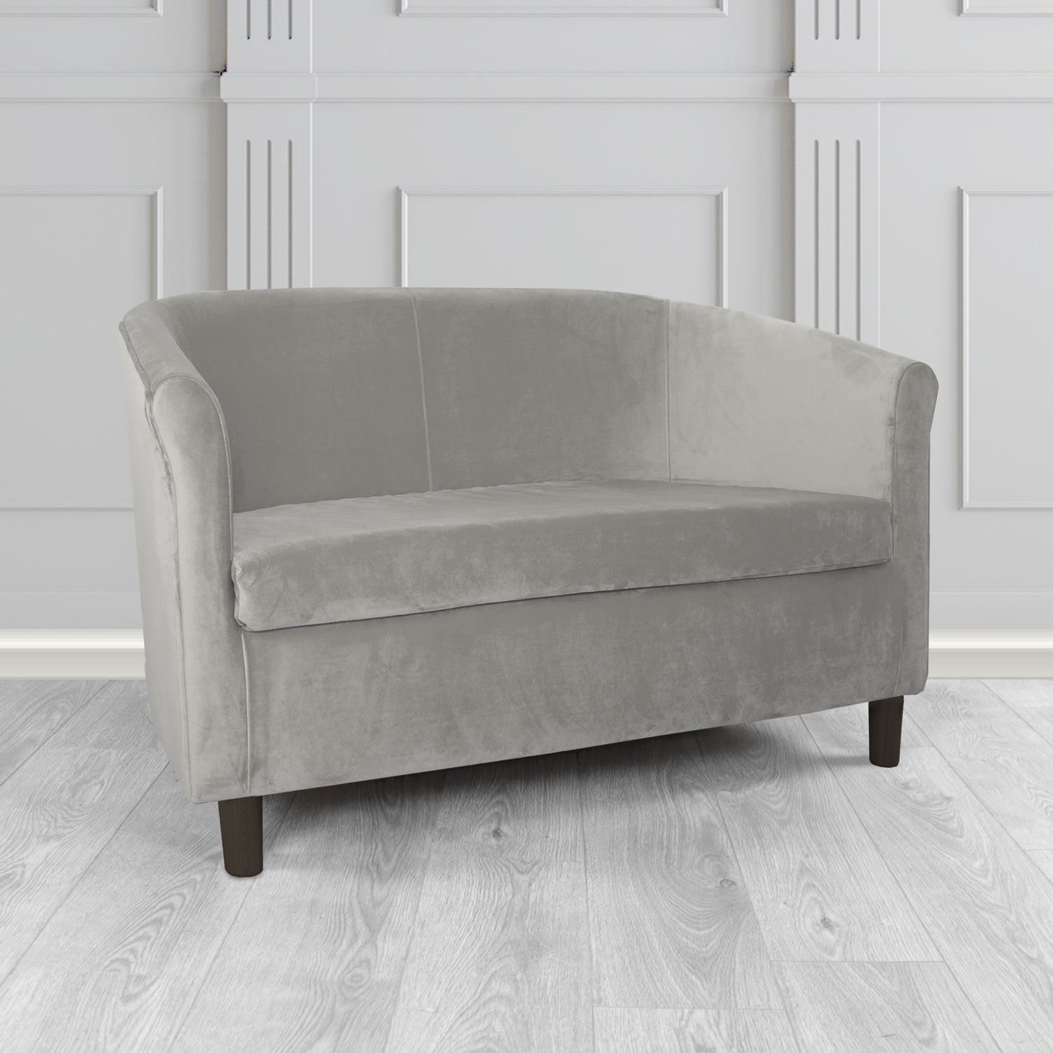 Tuscany 2 Seater Tub Sofa in Sapore Velvet Fabric