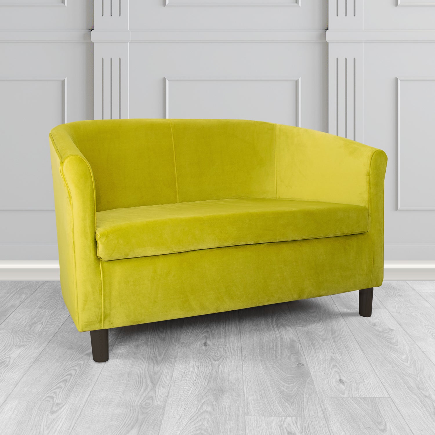 Tuscany 2 Seater Tub Sofa in Sapore Velvet Fabric