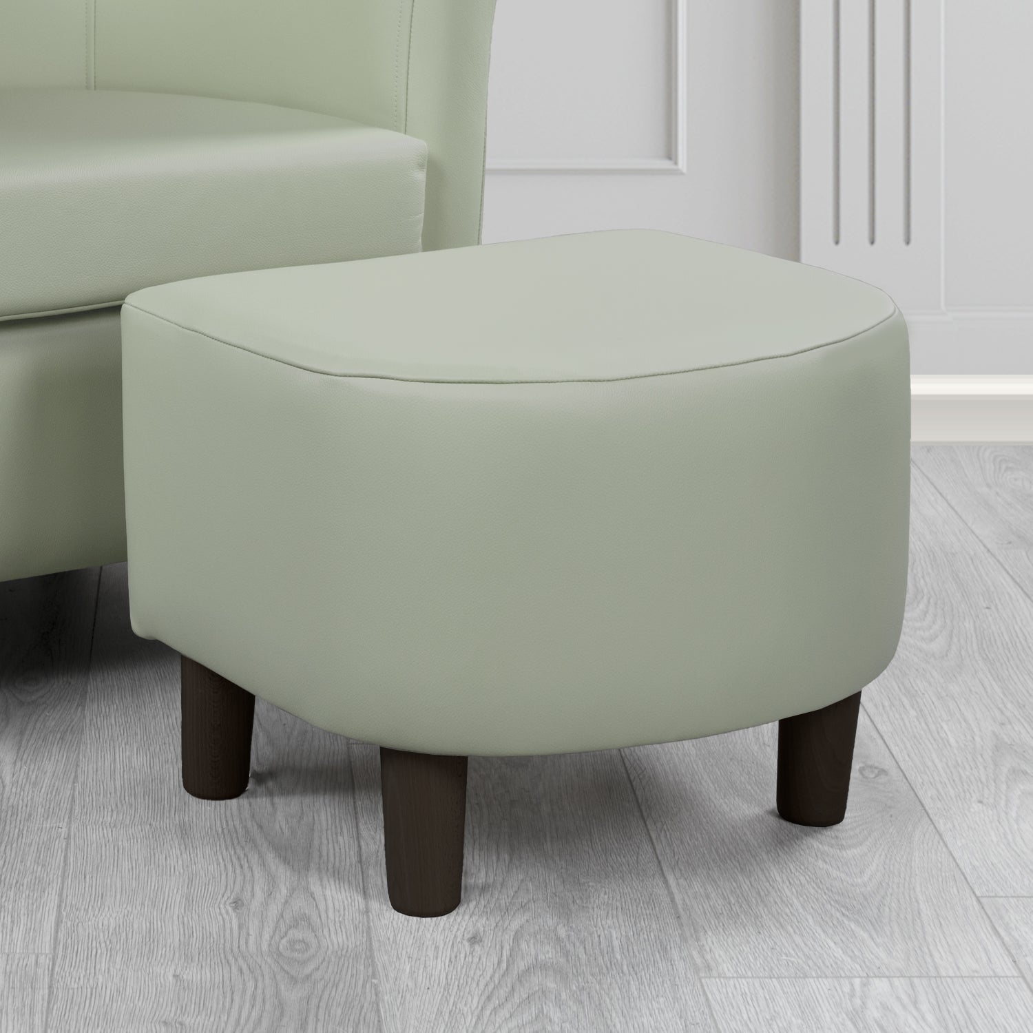 Tuscany Footstool in Shelly Crib 5 Genuine Leather