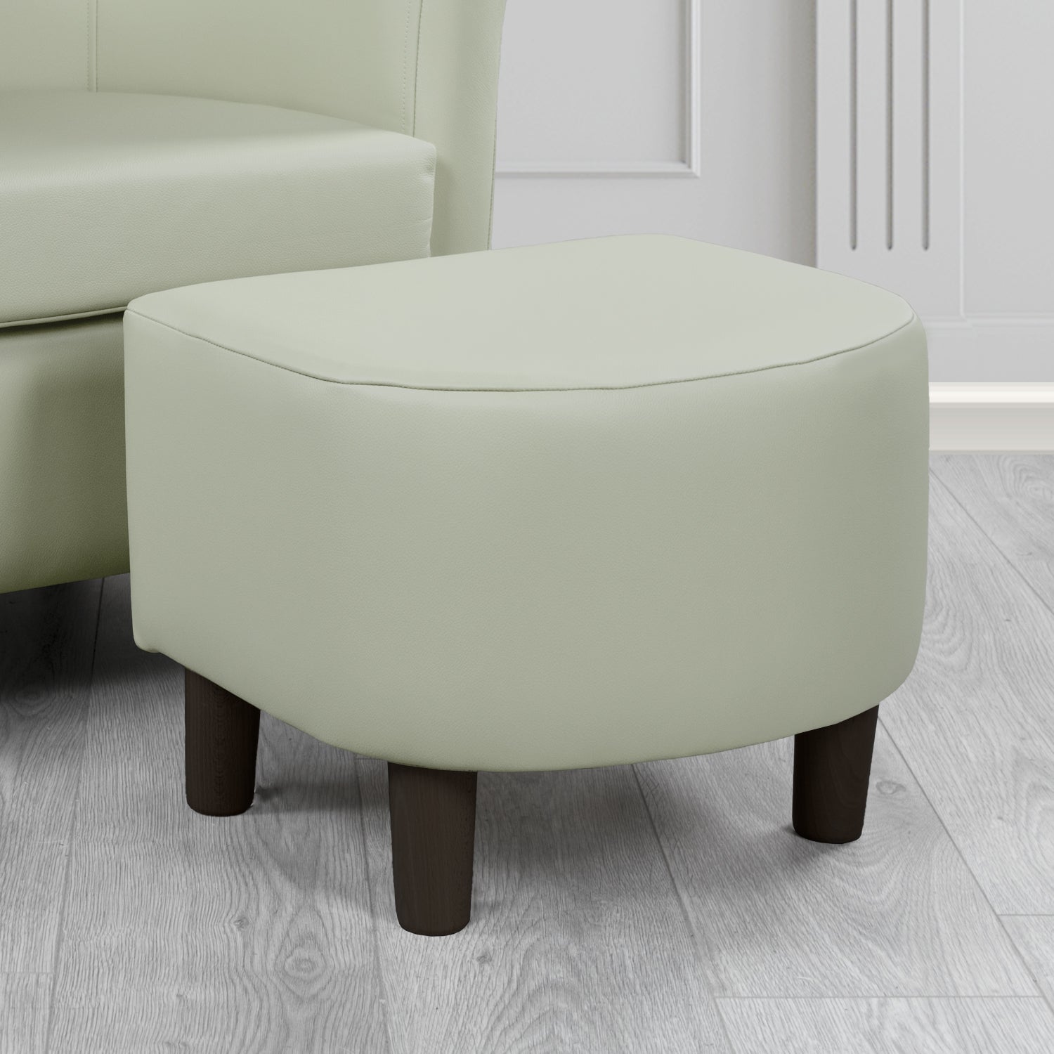 Tuscany Footstool in Shelly Crib 5 Genuine Leather
