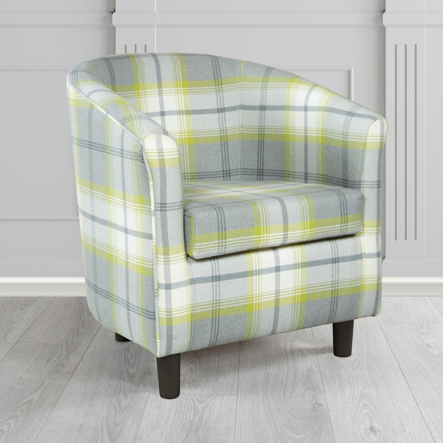 Tuscany Tub Chair in Balmoral Tartan Fabric