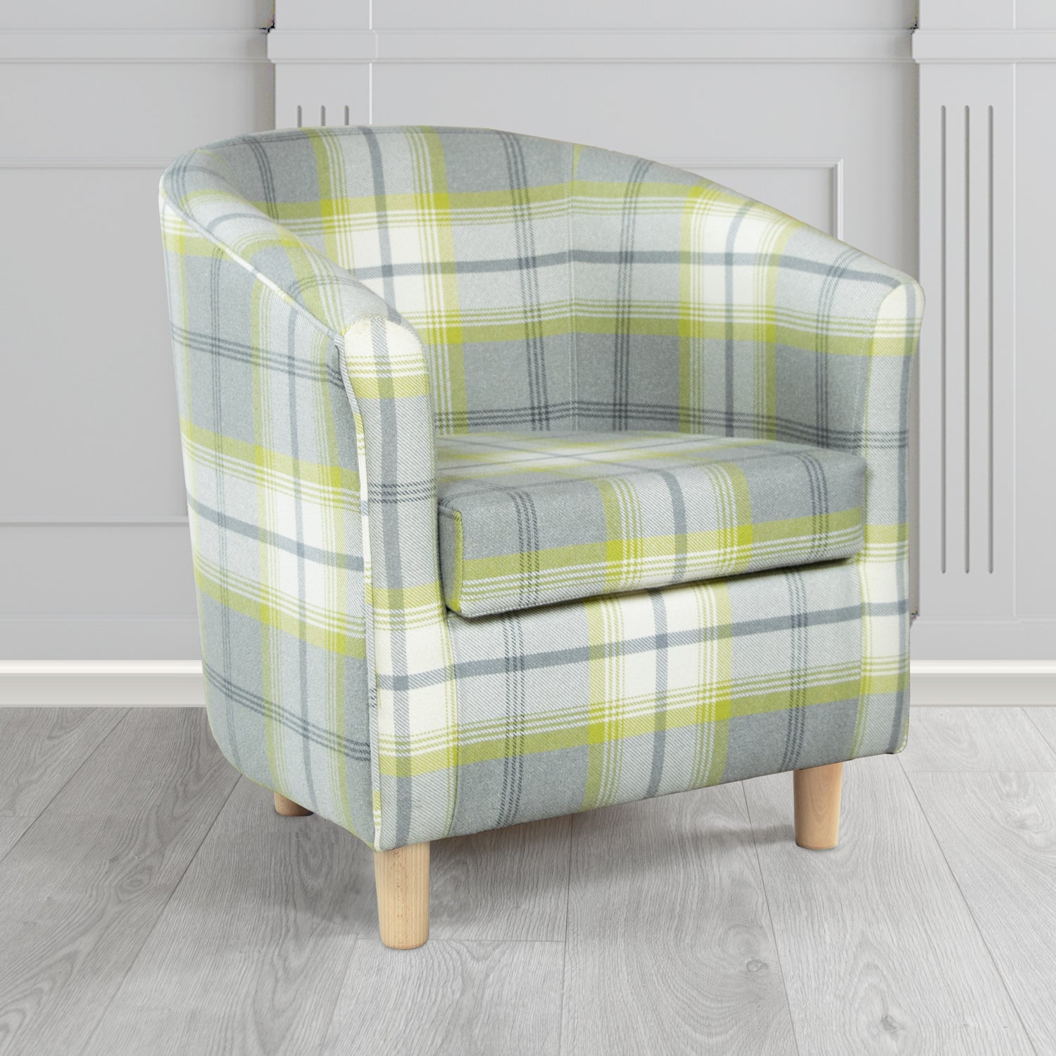 Tuscany Tub Chair in Balmoral Tartan Fabric