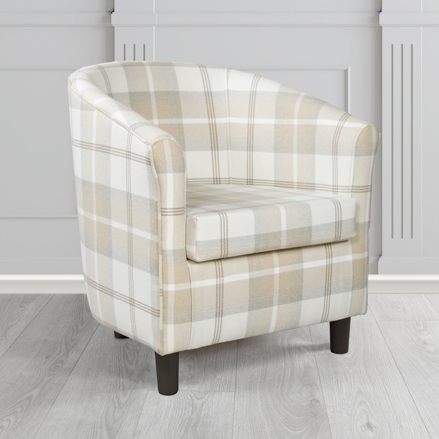 Tuscany Tub Chair in Balmoral Tartan Fabric