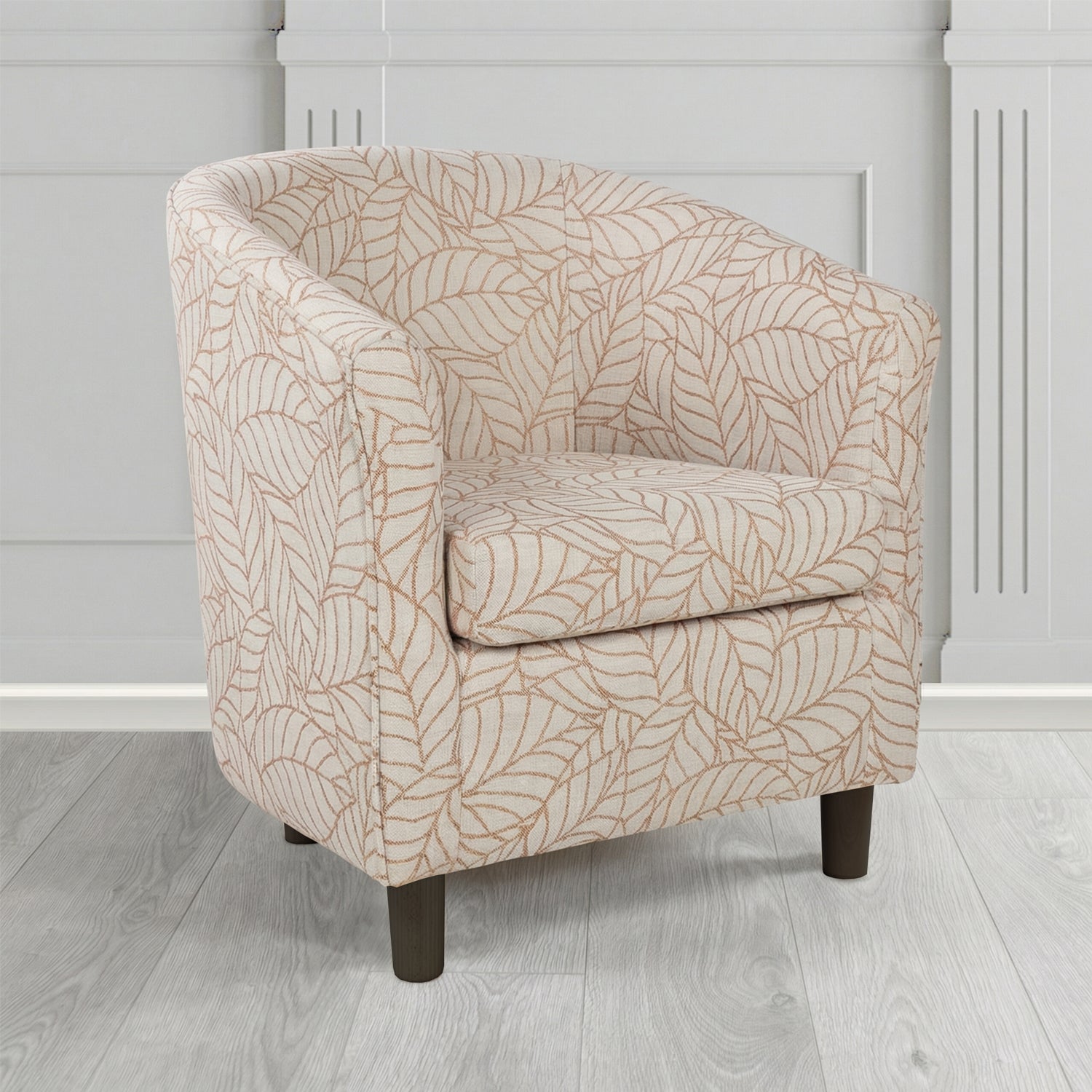 Tuscany Tub Chair in Fryett's Marlow Floral Pattern Fabric