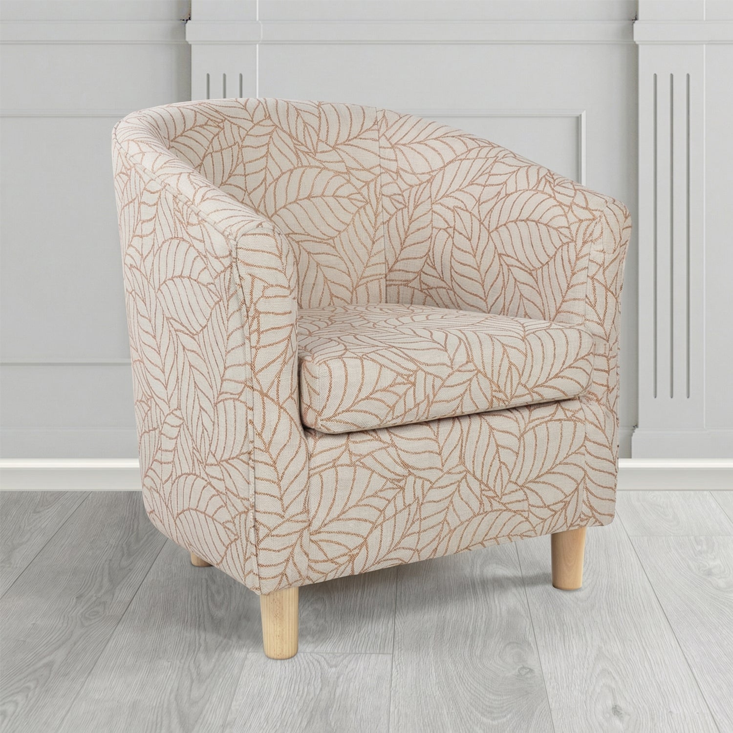 Tuscany Tub Chair in Fryett's Marlow Floral Pattern Fabric