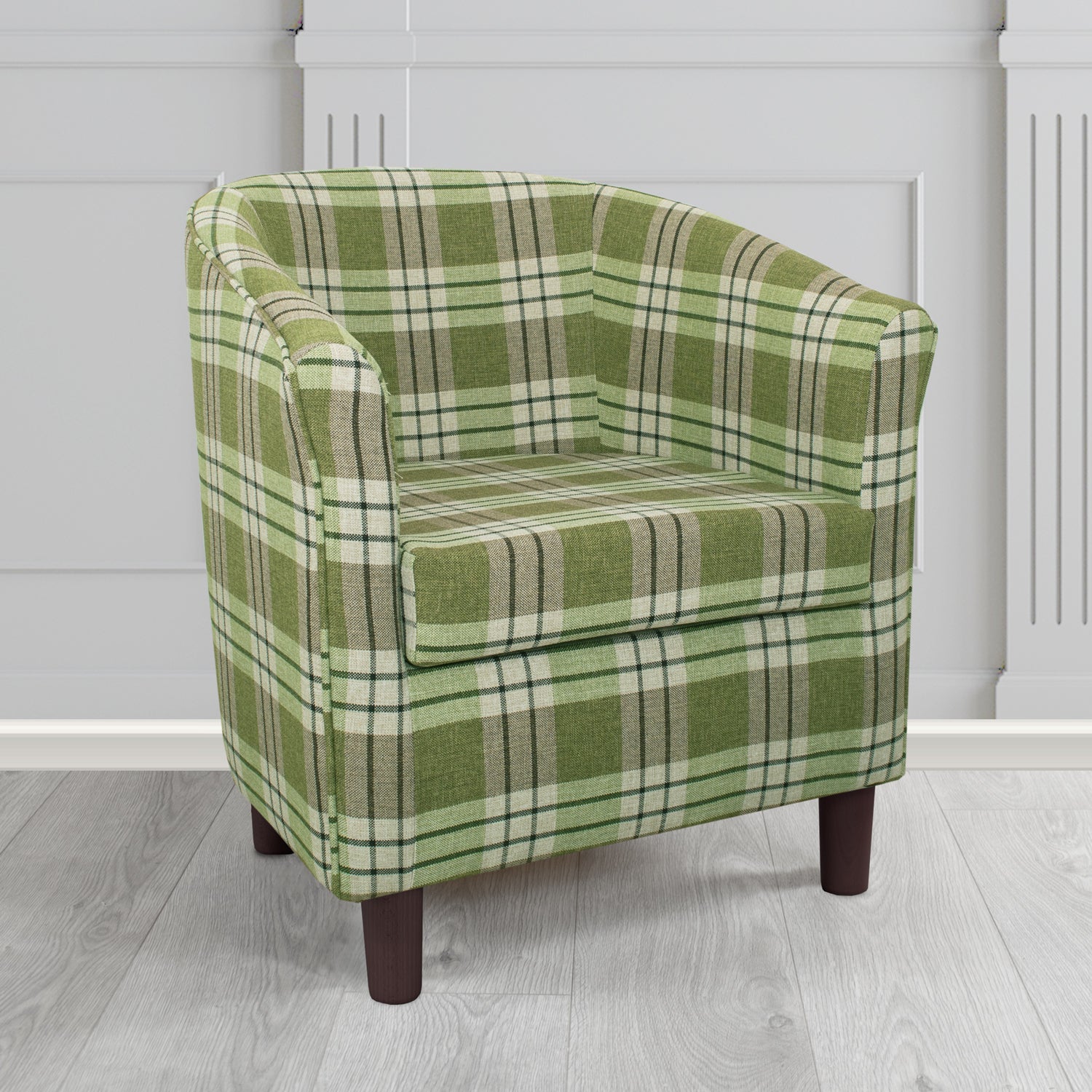 Tuscany Tub Chair in Fryett's Kintyre Tartan Fabric