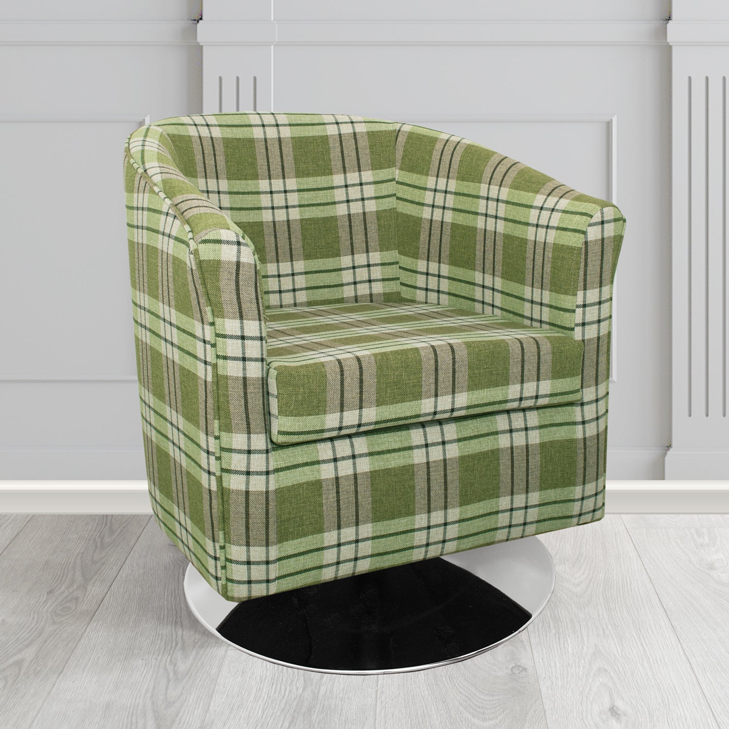 Tartan tub deals chair