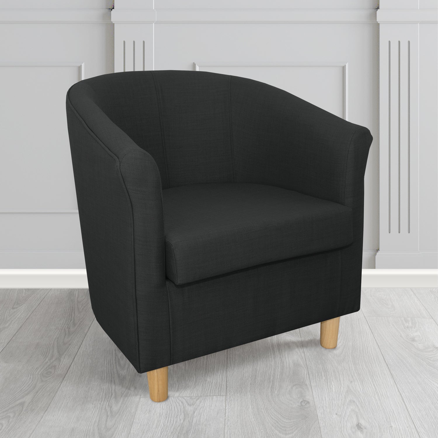 Tuscany Tub Chair in Agua Fabrics Linetta Contract Crib 5 Fabric - Antimicrobial & Waterproof