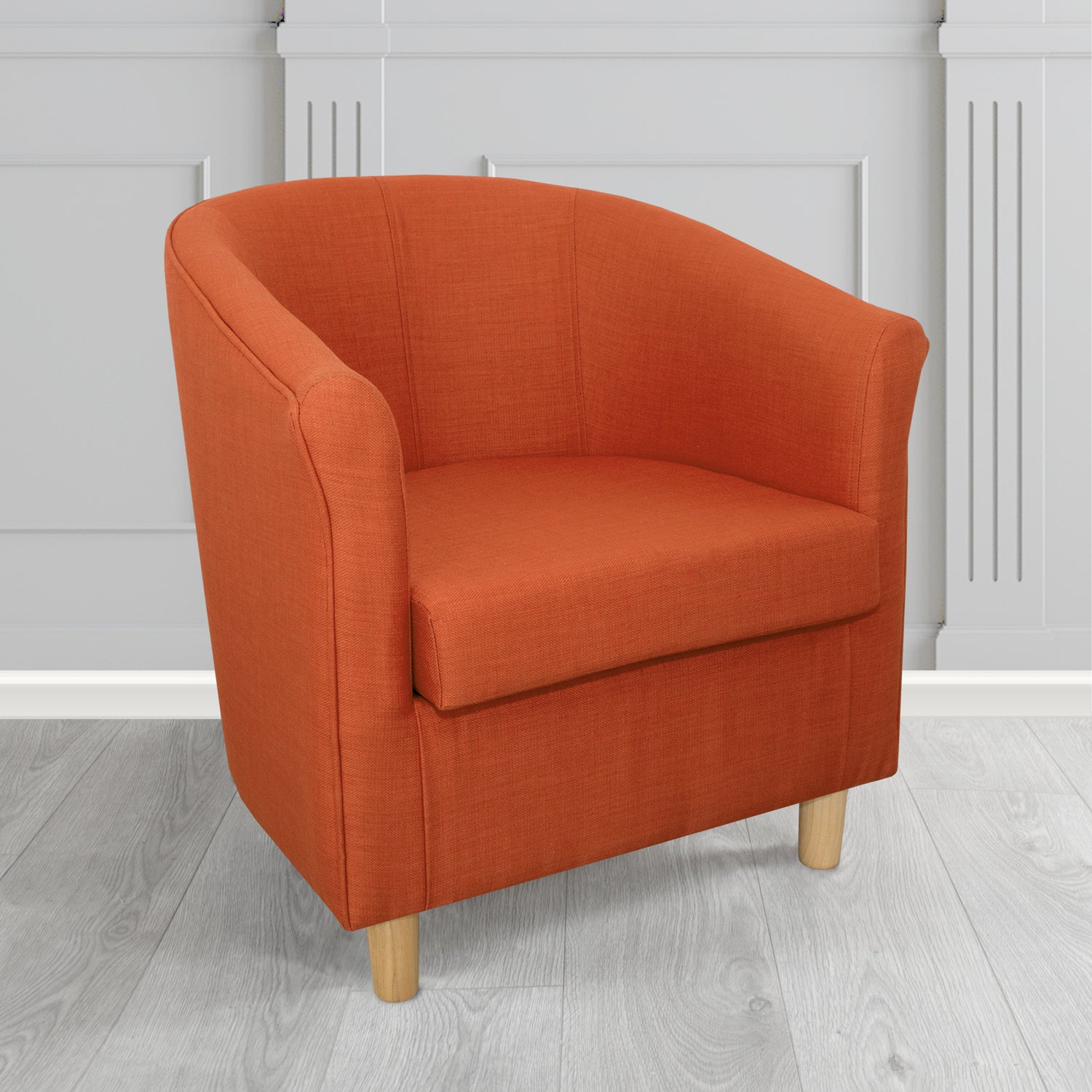Tuscany Tub Chair in Agua Fabrics Linetta Contract Crib 5 Fabric - Antimicrobial & Waterproof