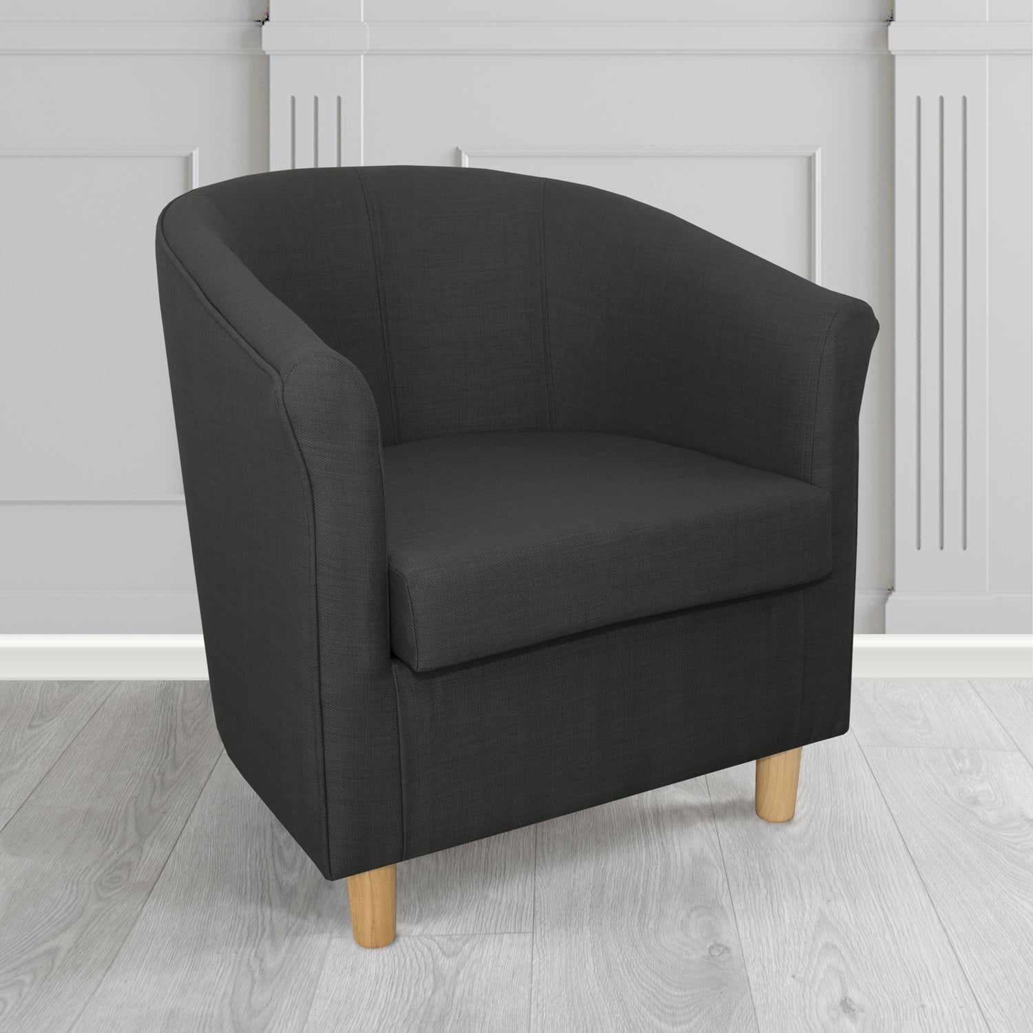 Tuscany Tub Chair in Agua Fabrics Linetta Contract Crib 5 Fabric - Antimicrobial & Waterproof