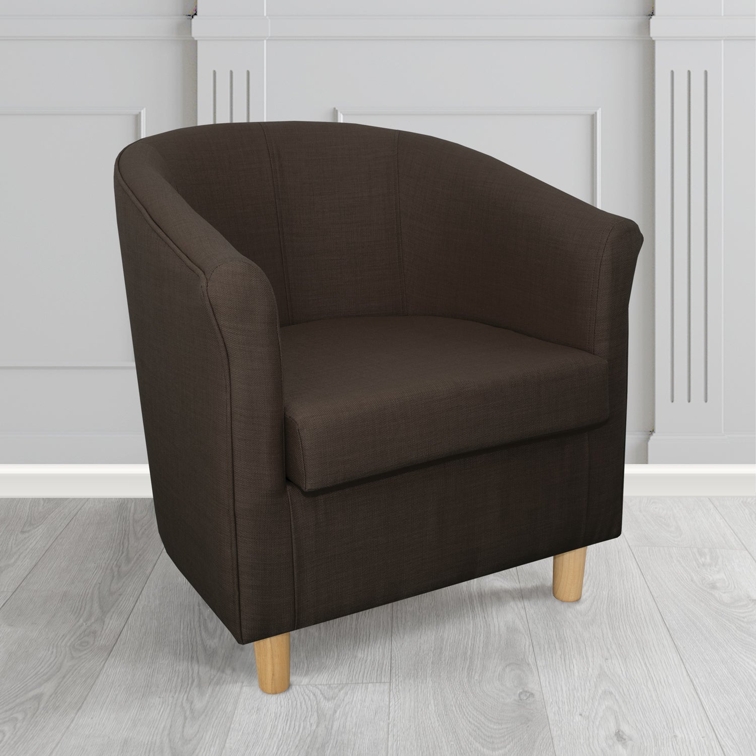 Tuscany Tub Chair in Agua Fabrics Linetta Contract Crib 5 Fabric - Antimicrobial & Waterproof