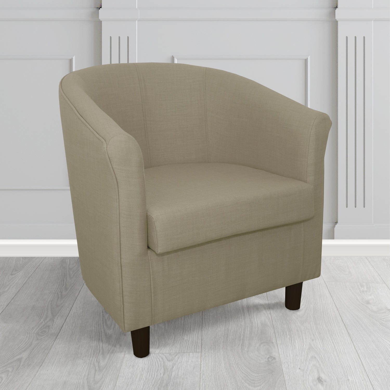 Tuscany Tub Chair in Agua Fabrics Linetta Contract Crib 5 Fabric - Antimicrobial & Waterproof