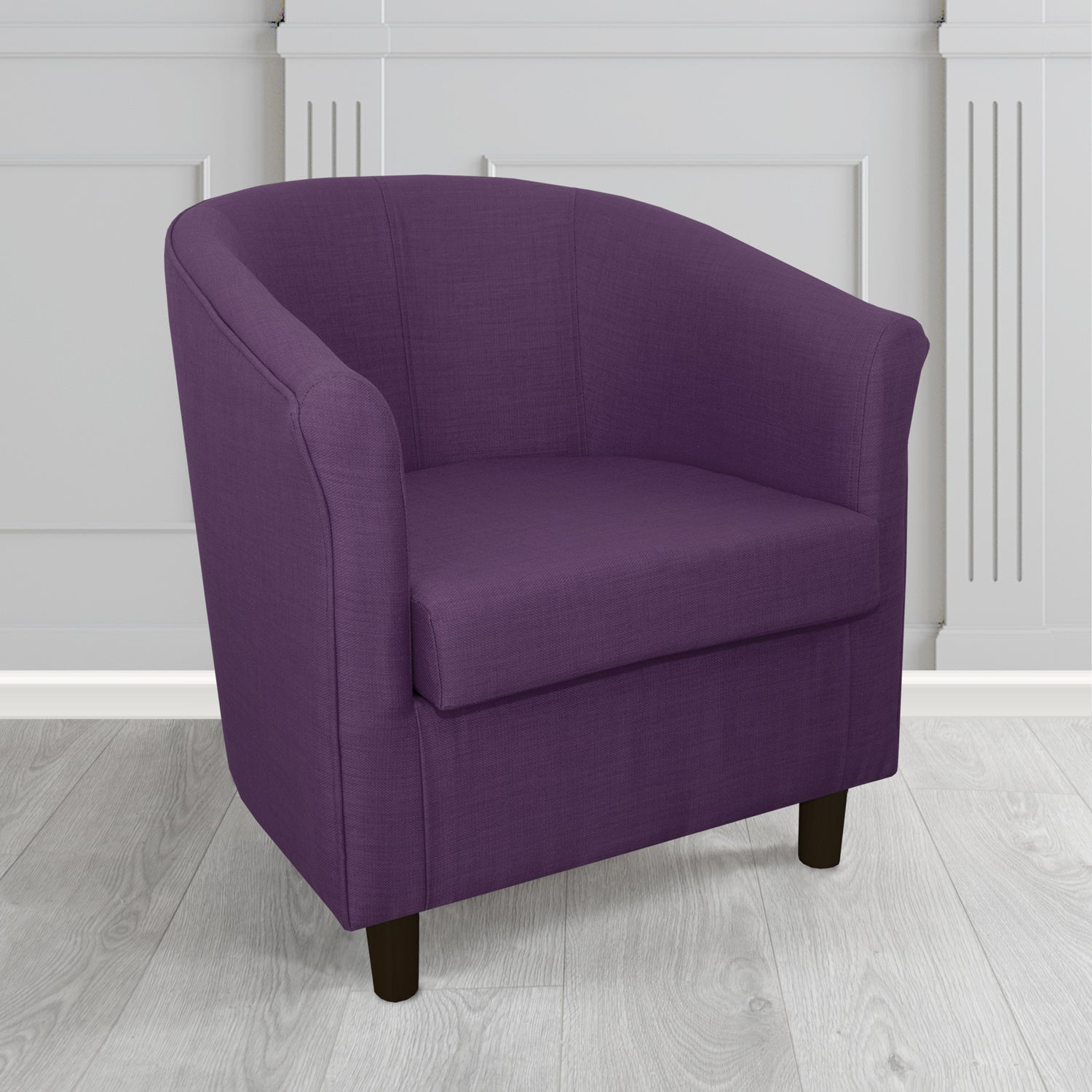 Tuscany Tub Chair in Agua Fabrics Linetta Contract Crib 5 Fabric - Antimicrobial & Waterproof