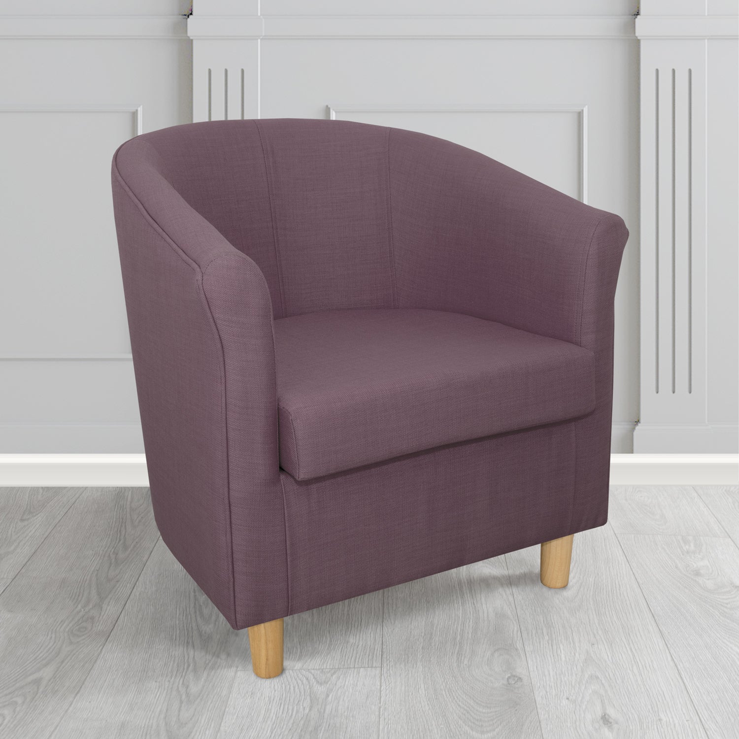 Tuscany Tub Chair in Agua Fabrics Linetta Contract Crib 5 Fabric - Antimicrobial & Waterproof