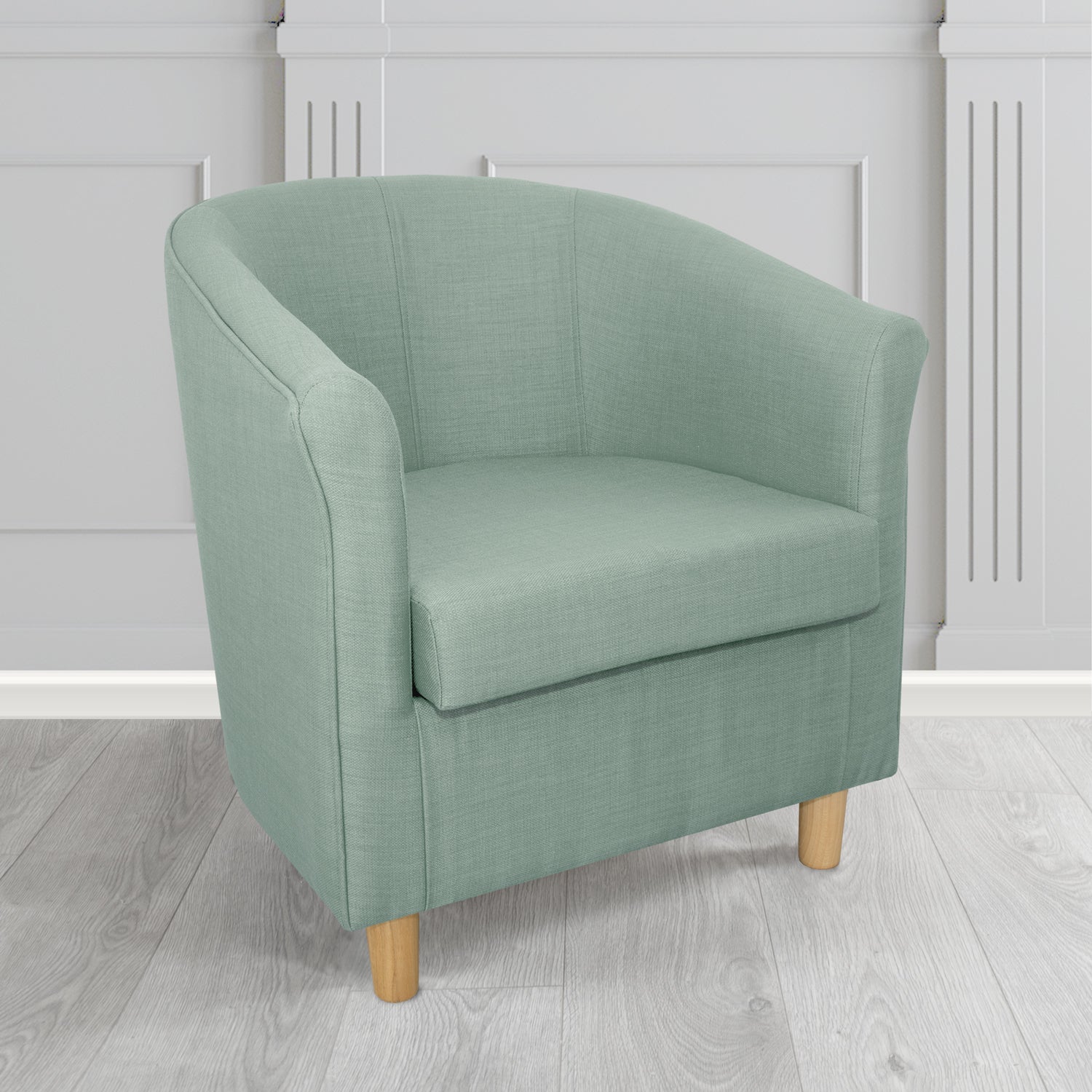 Tuscany Tub Chair in Agua Fabrics Linetta Contract Crib 5 Fabric - Antimicrobial & Waterproof