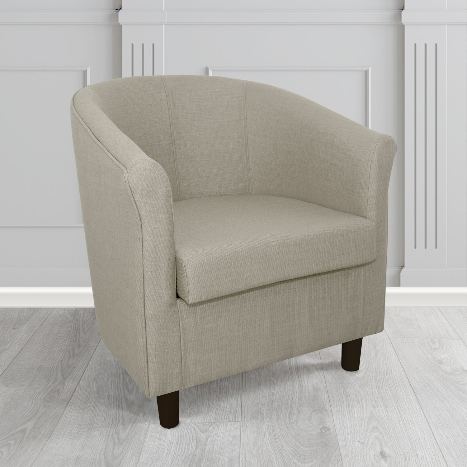 Tuscany Tub Chair in Agua Fabrics Linetta Contract Crib 5 Fabric - Antimicrobial & Waterproof