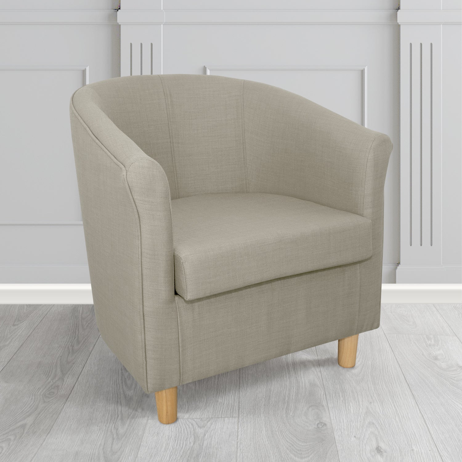 Tuscany Tub Chair in Agua Fabrics Linetta Contract Crib 5 Fabric - Antimicrobial & Waterproof