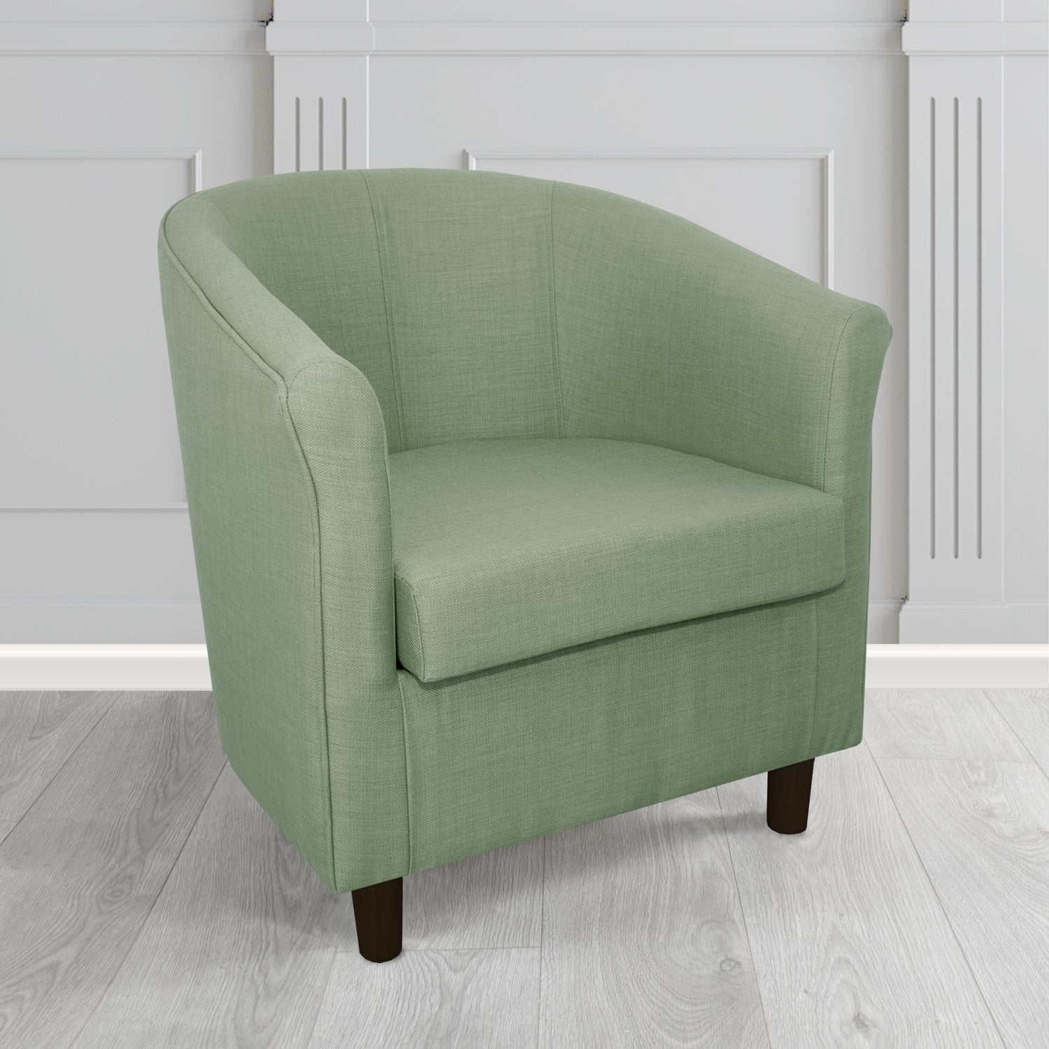 Tuscany Tub Chair in Agua Fabrics Linetta Contract Crib 5 Fabric - Antimicrobial & Waterproof
