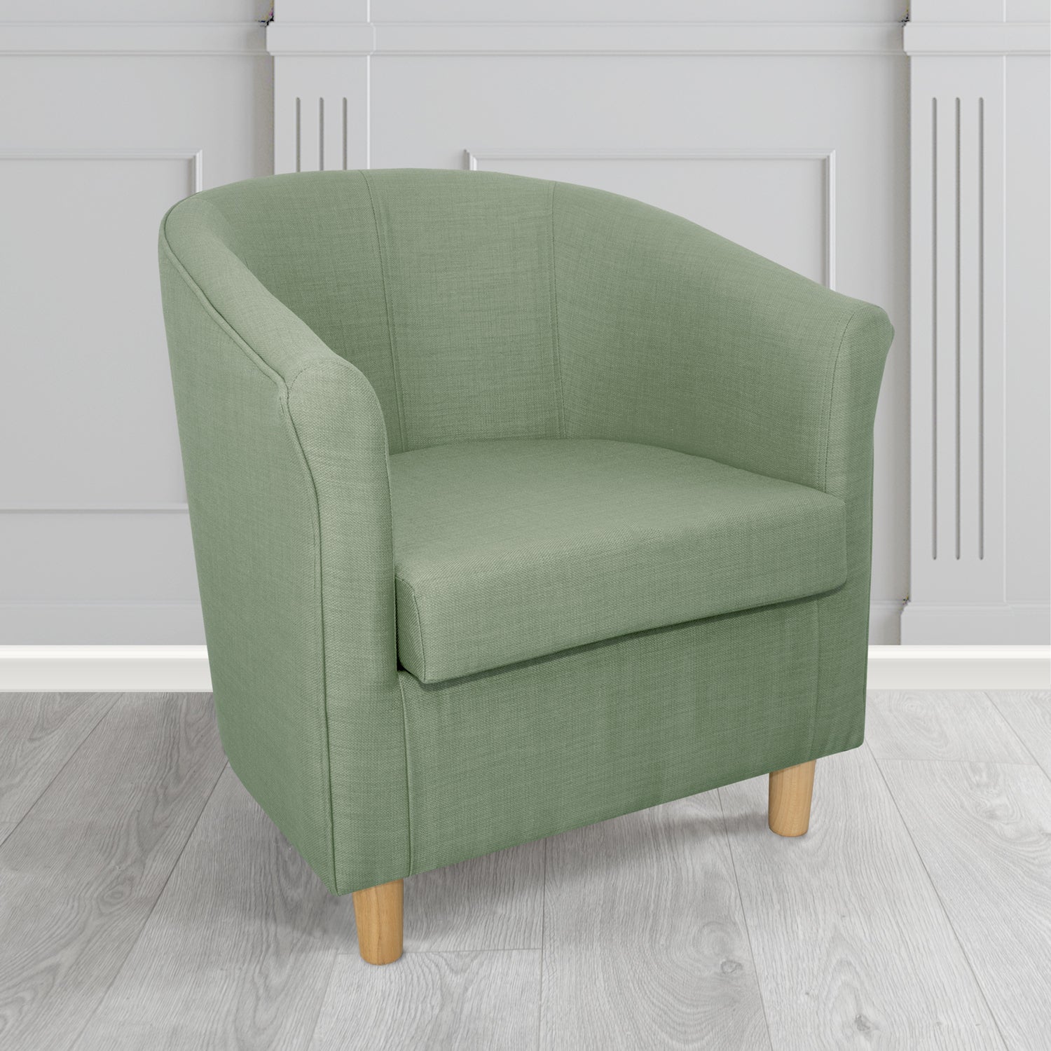 Tuscany Tub Chair in Agua Fabrics Linetta Contract Crib 5 Fabric - Antimicrobial & Waterproof
