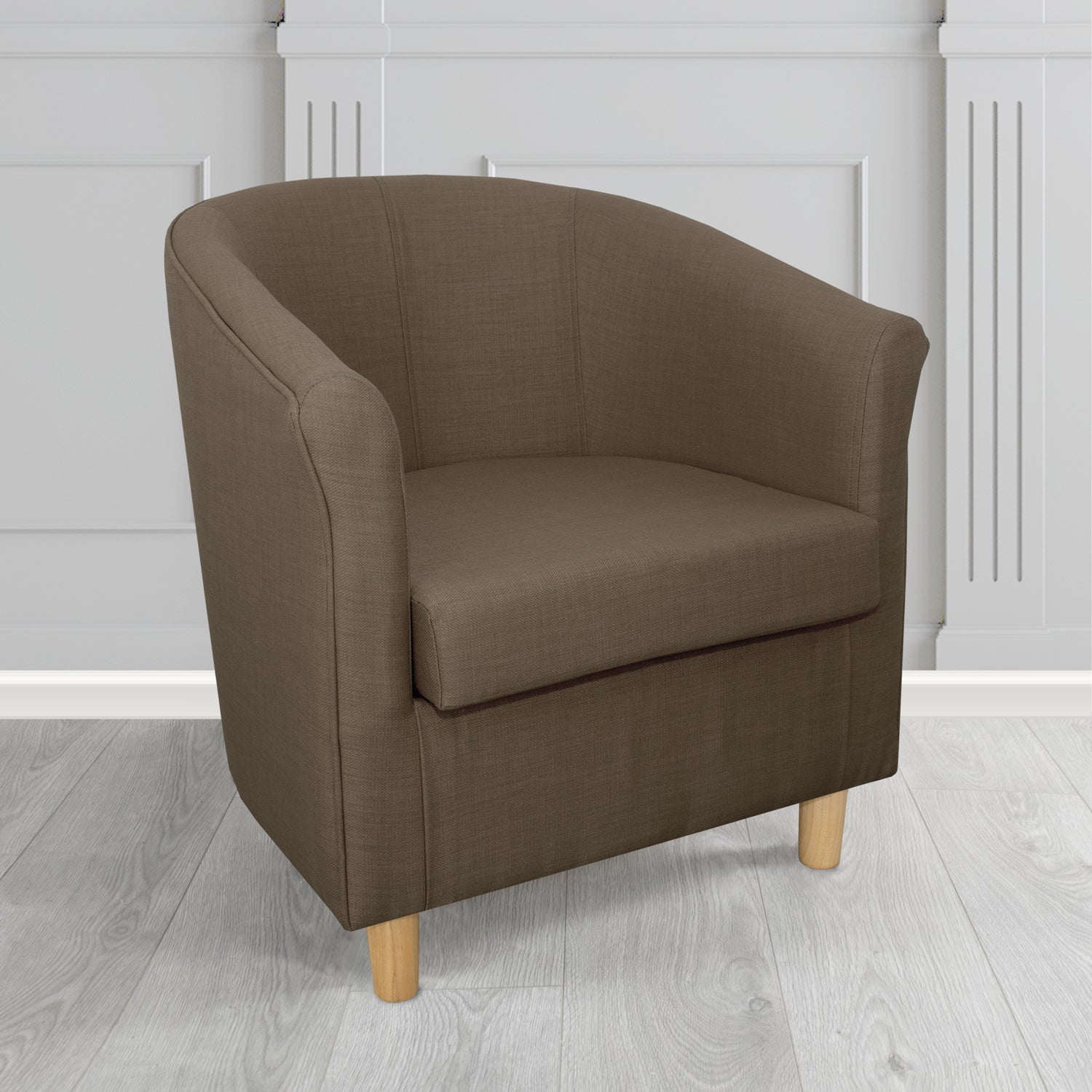 Tuscany Tub Chair in Agua Fabrics Linetta Contract Crib 5 Fabric - Antimicrobial & Waterproof