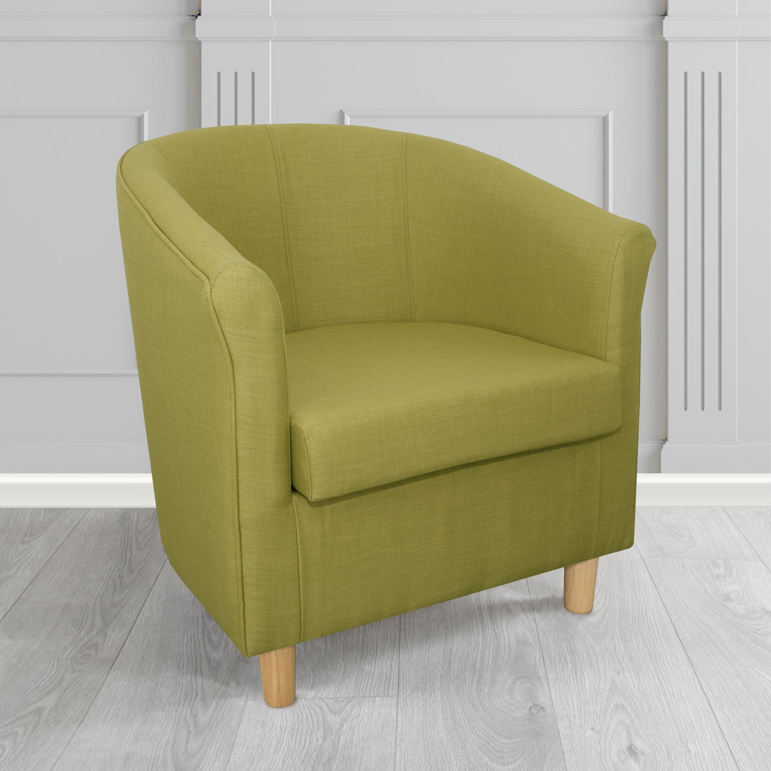 Tuscany Tub Chair in Agua Fabrics Linetta Contract Crib 5 Fabric - Antimicrobial & Waterproof