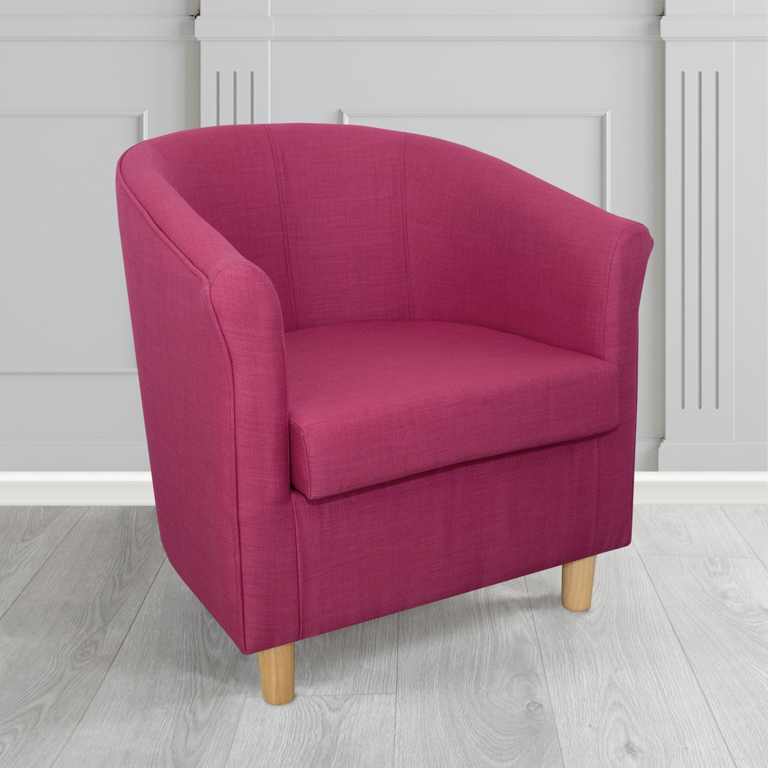 Tuscany Tub Chair in Agua Fabrics Linetta Contract Crib 5 Fabric - Antimicrobial & Waterproof