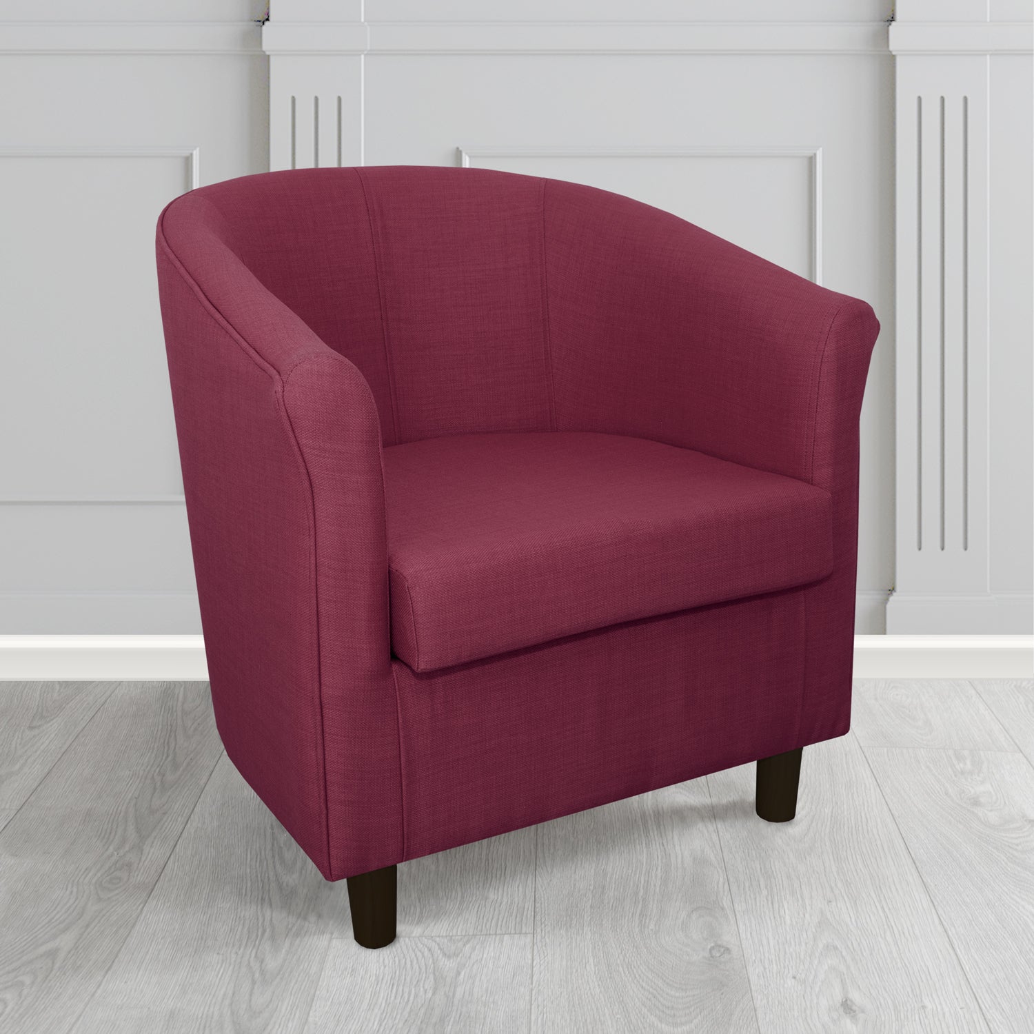 Tuscany Tub Chair in Agua Fabrics Linetta Contract Crib 5 Fabric - Antimicrobial & Waterproof