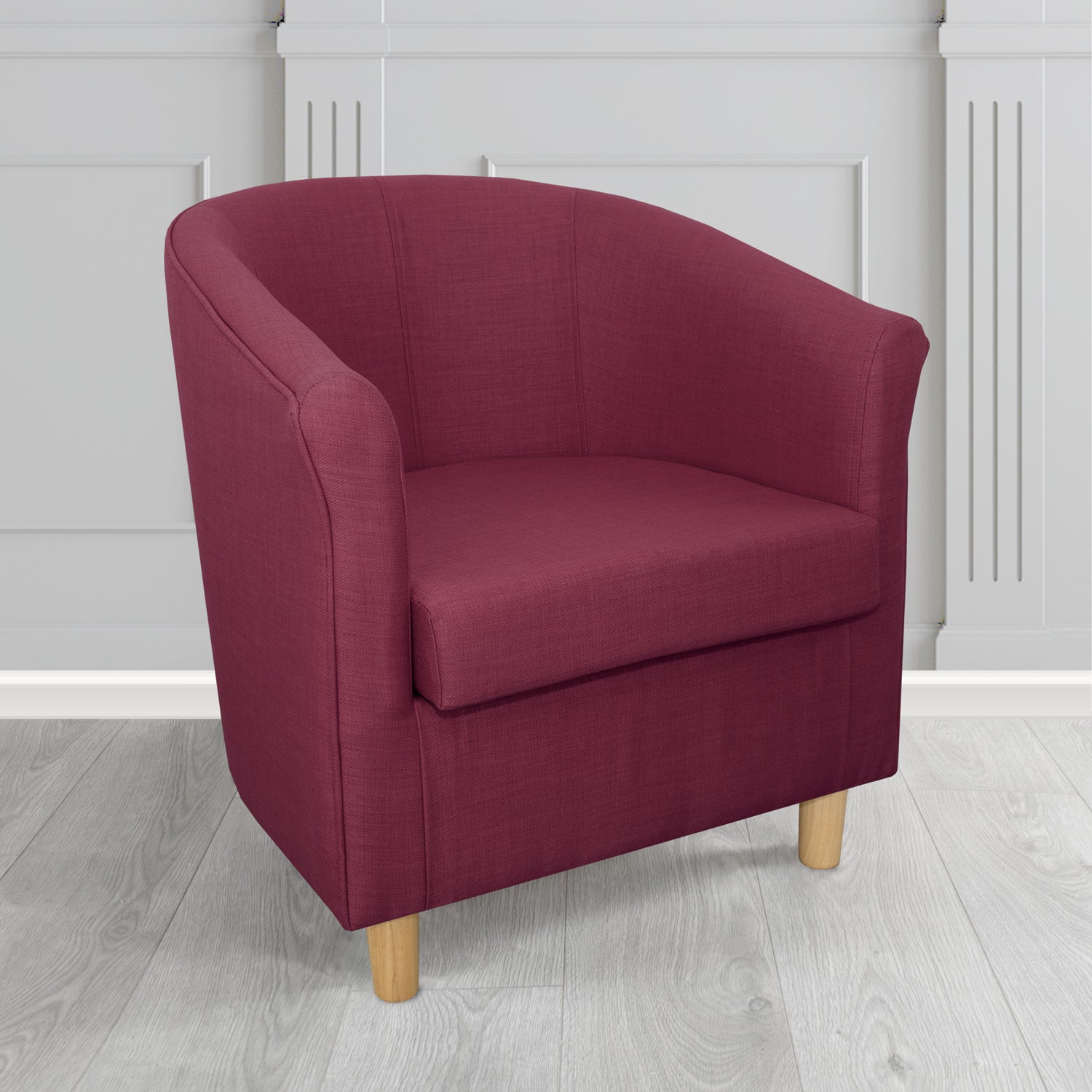 Tuscany Tub Chair in Agua Fabrics Linetta Contract Crib 5 Fabric - Antimicrobial & Waterproof