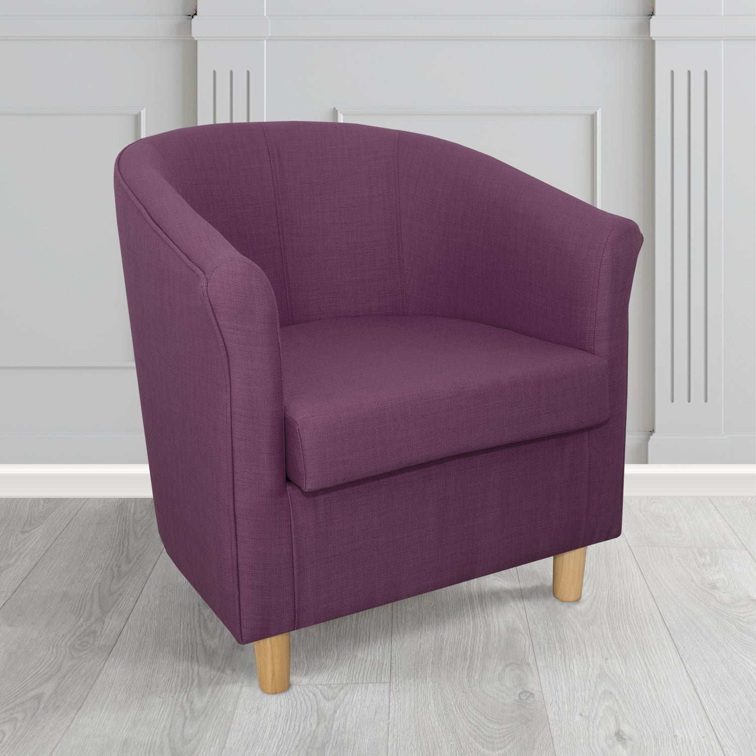 Tuscany Tub Chair in Agua Fabrics Linetta Contract Crib 5 Fabric - Antimicrobial & Waterproof