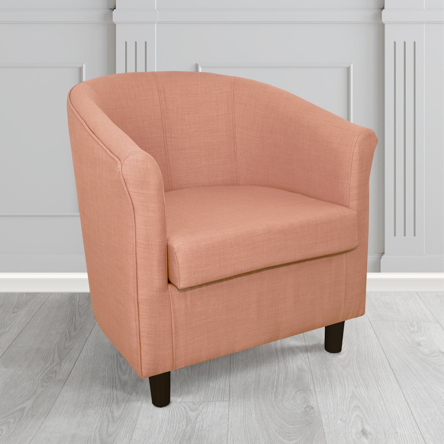 Tuscany Tub Chair in Agua Fabrics Linetta Contract Crib 5 Fabric - Antimicrobial & Waterproof