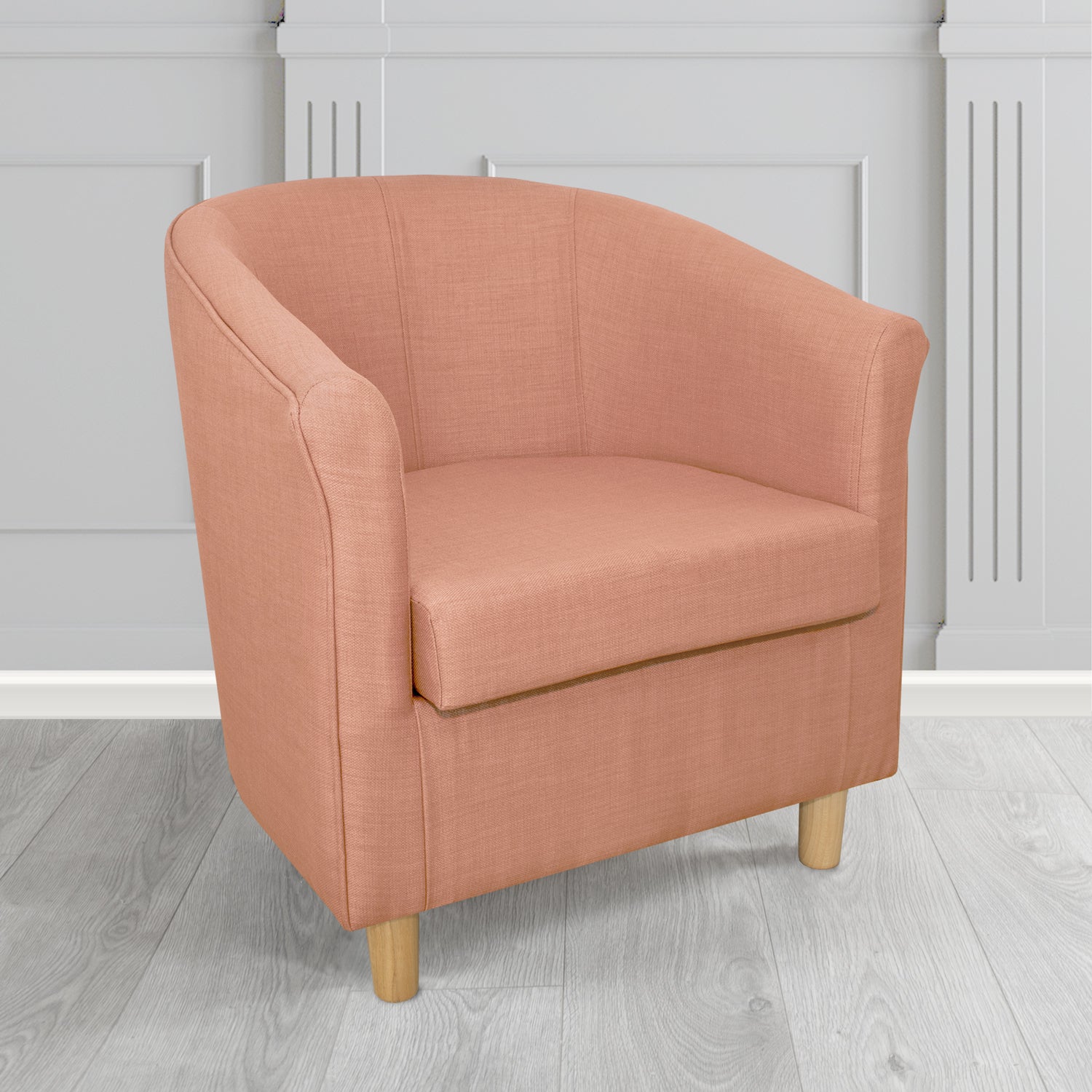 Tuscany Tub Chair in Agua Fabrics Linetta Contract Crib 5 Fabric - Antimicrobial & Waterproof