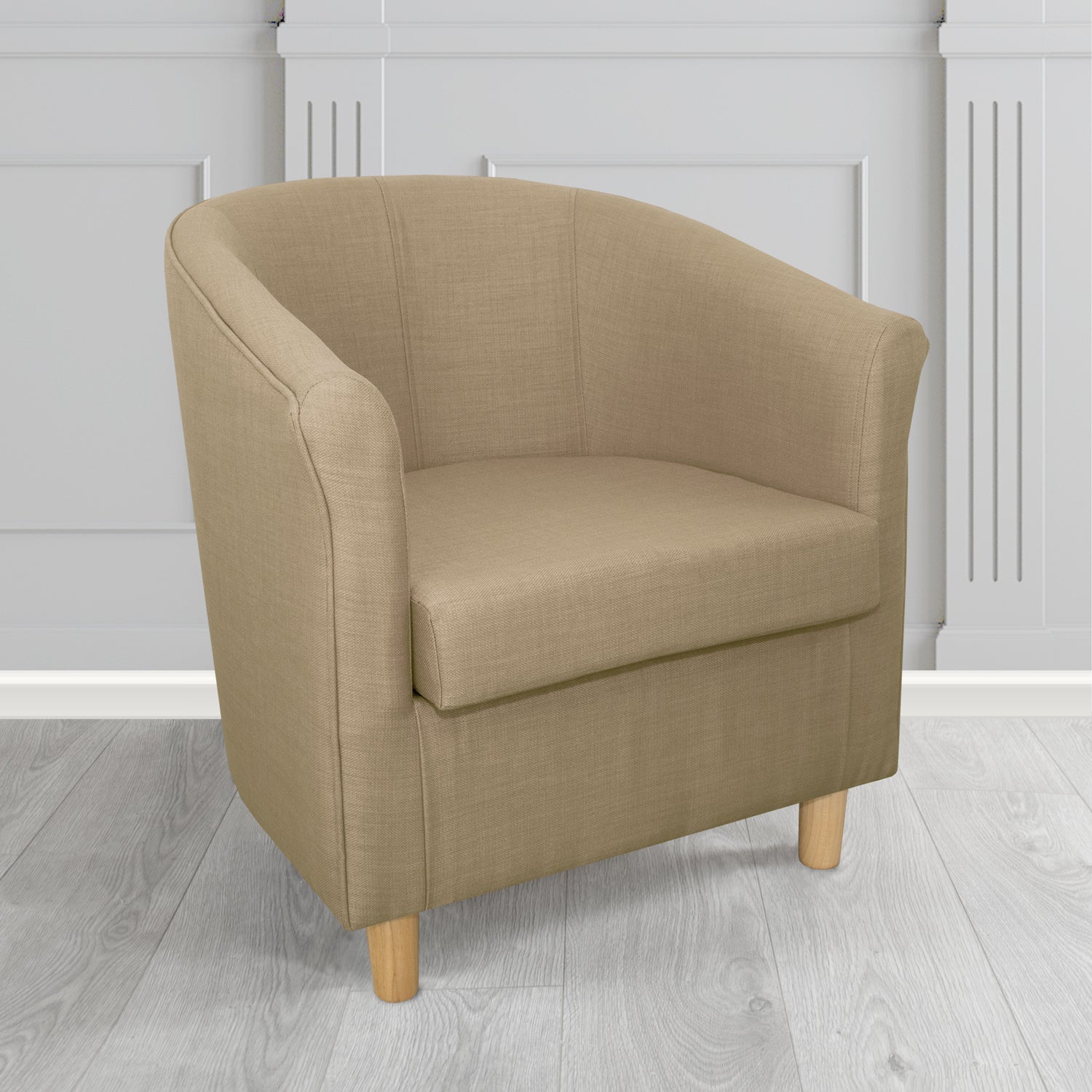 Tuscany Tub Chair in Agua Fabrics Linetta Contract Crib 5 Fabric - Antimicrobial & Waterproof