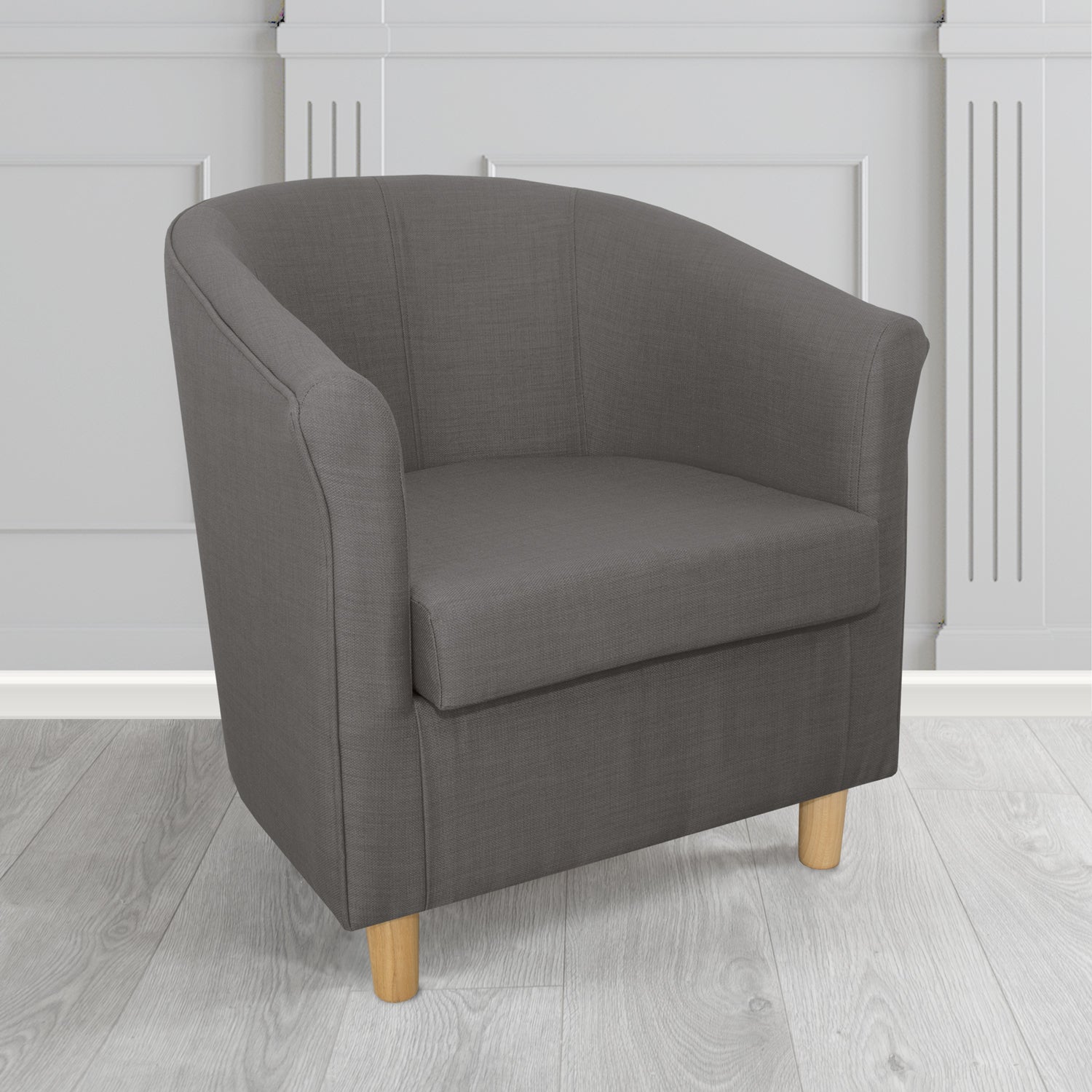 Tuscany Tub Chair in Agua Fabrics Linetta Contract Crib 5 Fabric - Antimicrobial & Waterproof