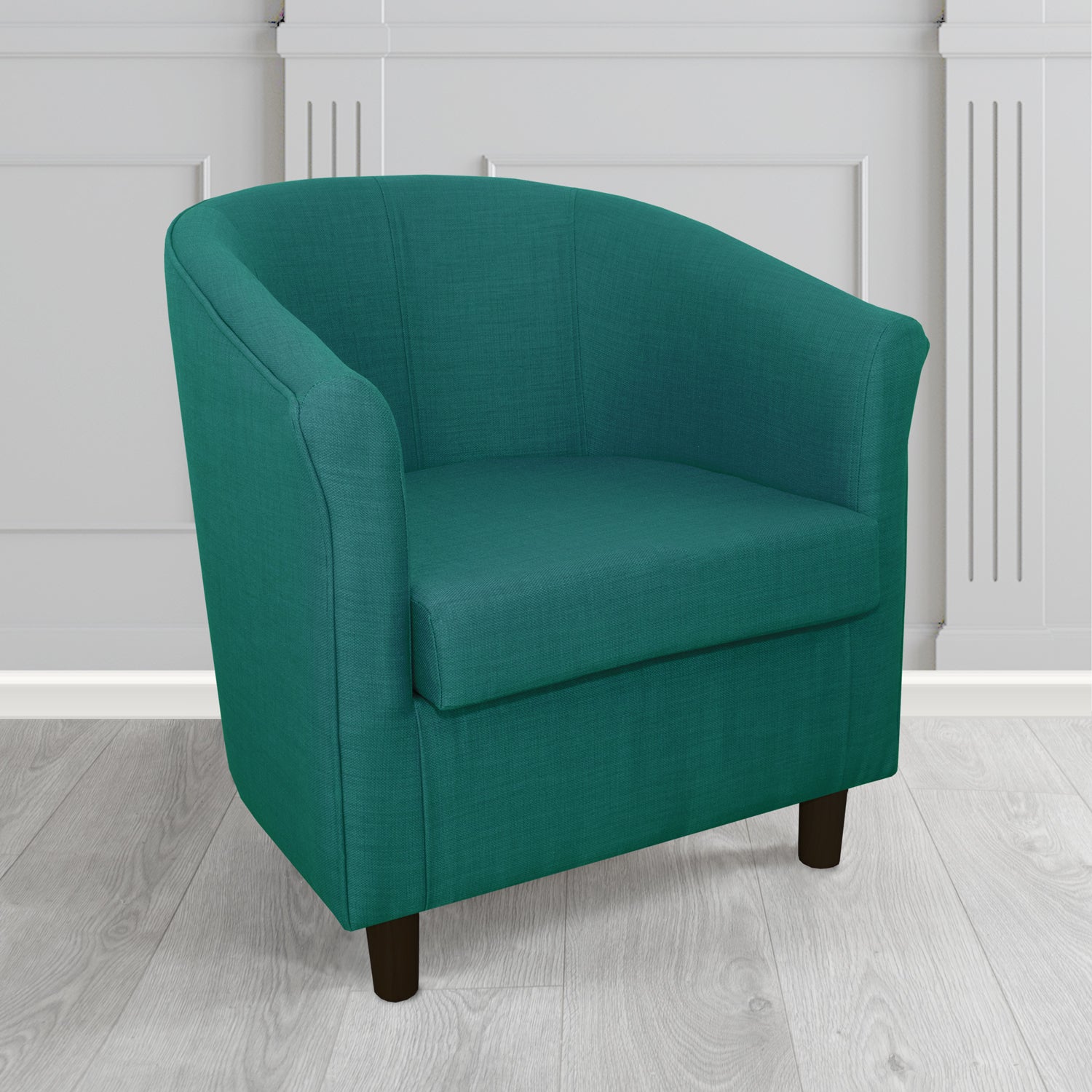 Tuscany Tub Chair in Agua Fabrics Linetta Contract Crib 5 Fabric - Antimicrobial & Waterproof