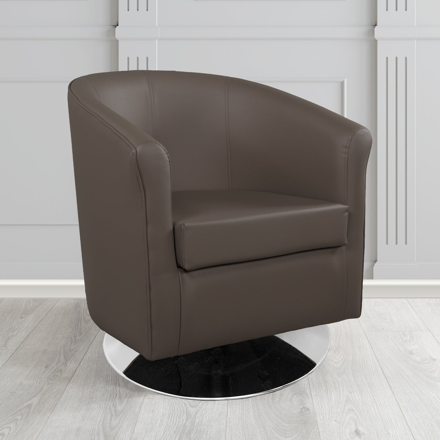 Tuscany Swivel Tub Chair in Tubz Madrid Faux Leather