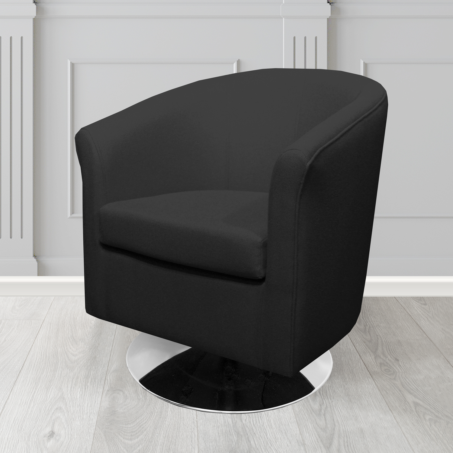 Tuscany Swivel Tub Chair in Camira Mainline Plus Crib 5 Fabric