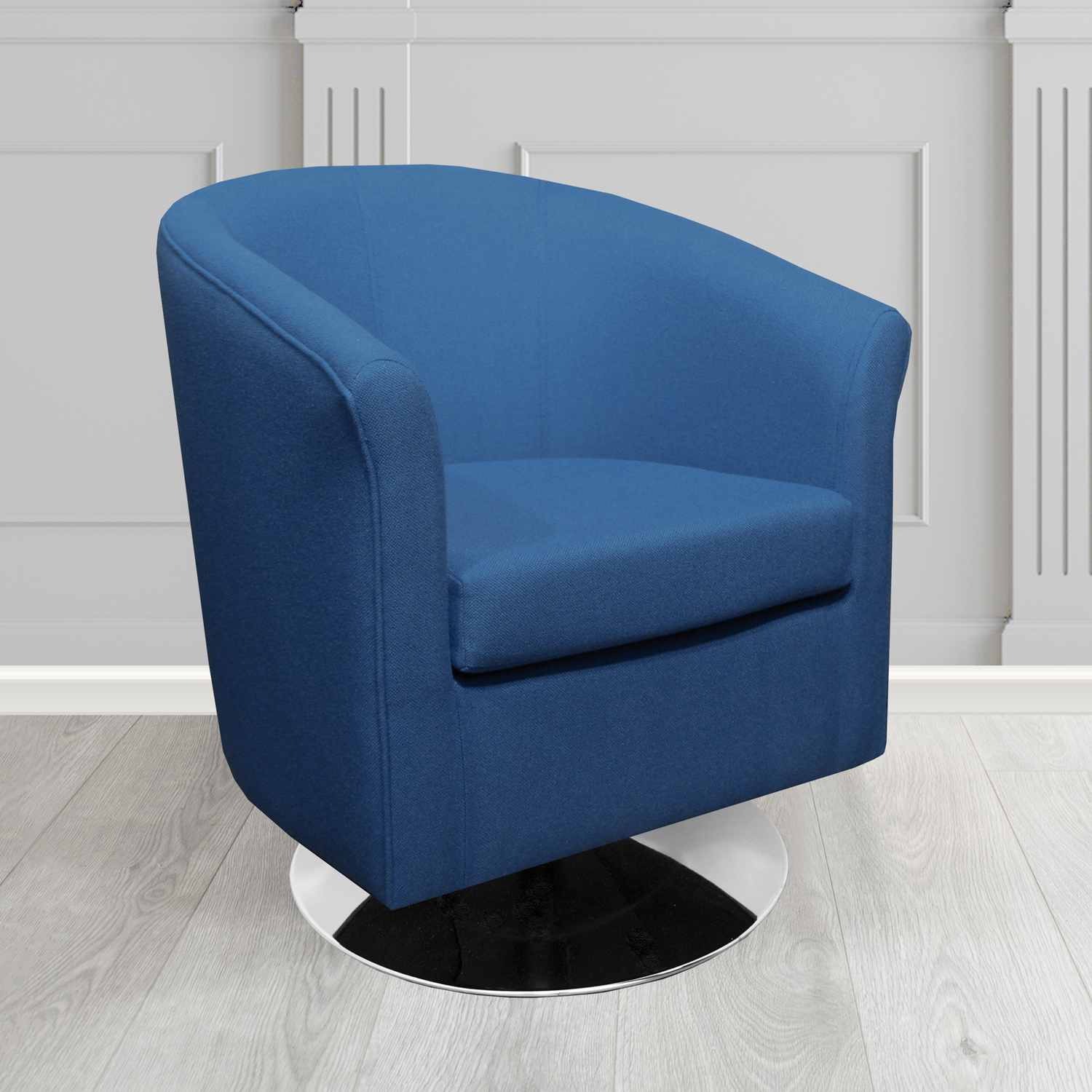 Tuscany Swivel Tub Chair in Camira Mainline Plus Crib 5 Fabric