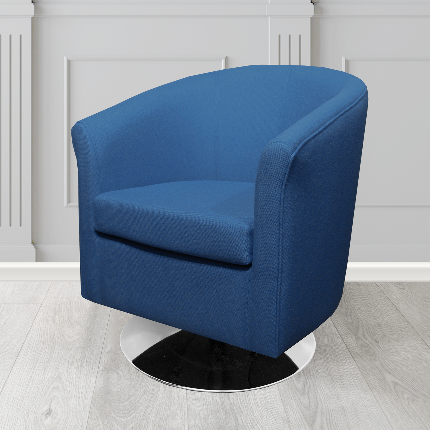 Tuscany Swivel Tub Chair in Camira Mainline Plus Crib 5 Fabric