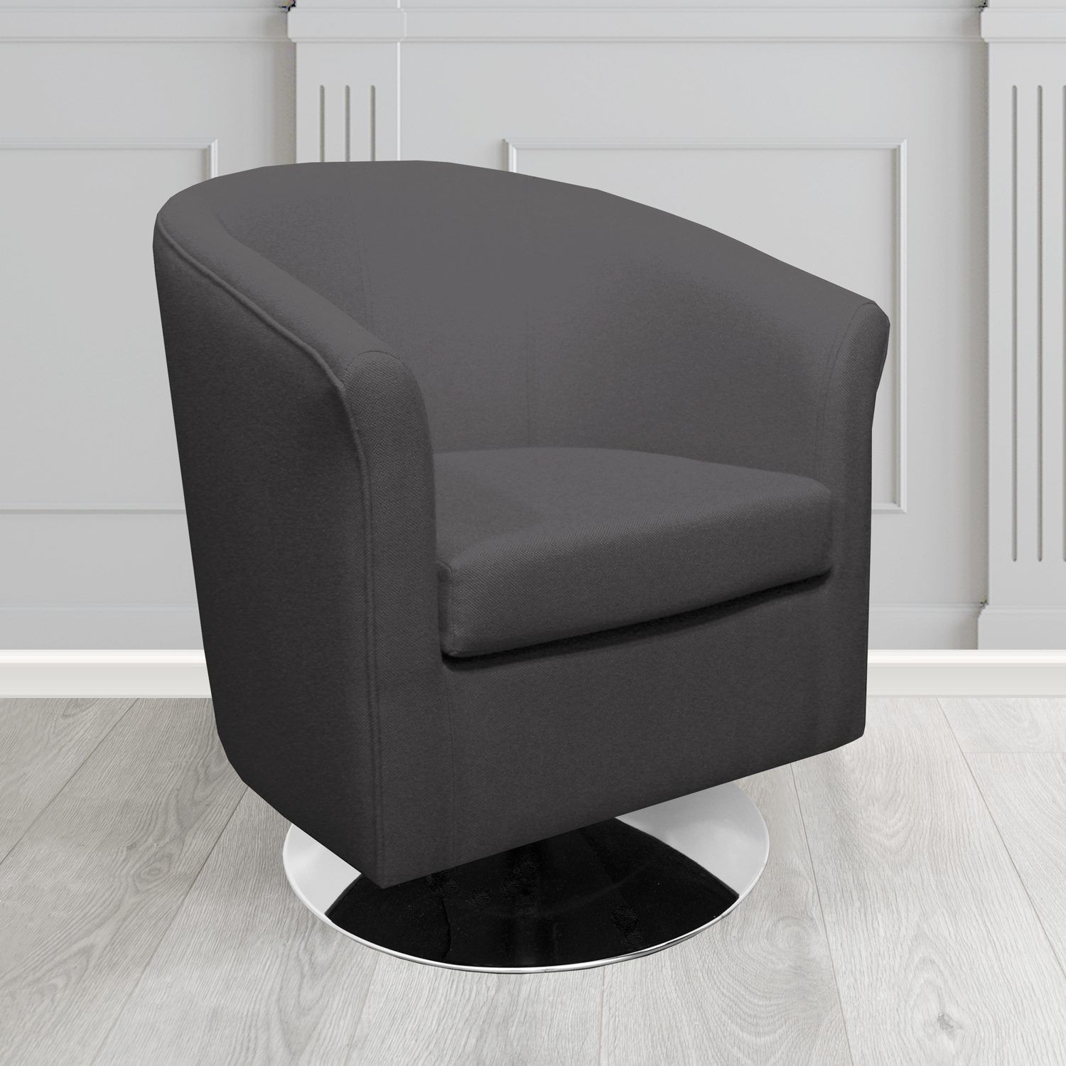 Tuscany Swivel Tub Chair in Camira Mainline Plus Crib 5 Fabric