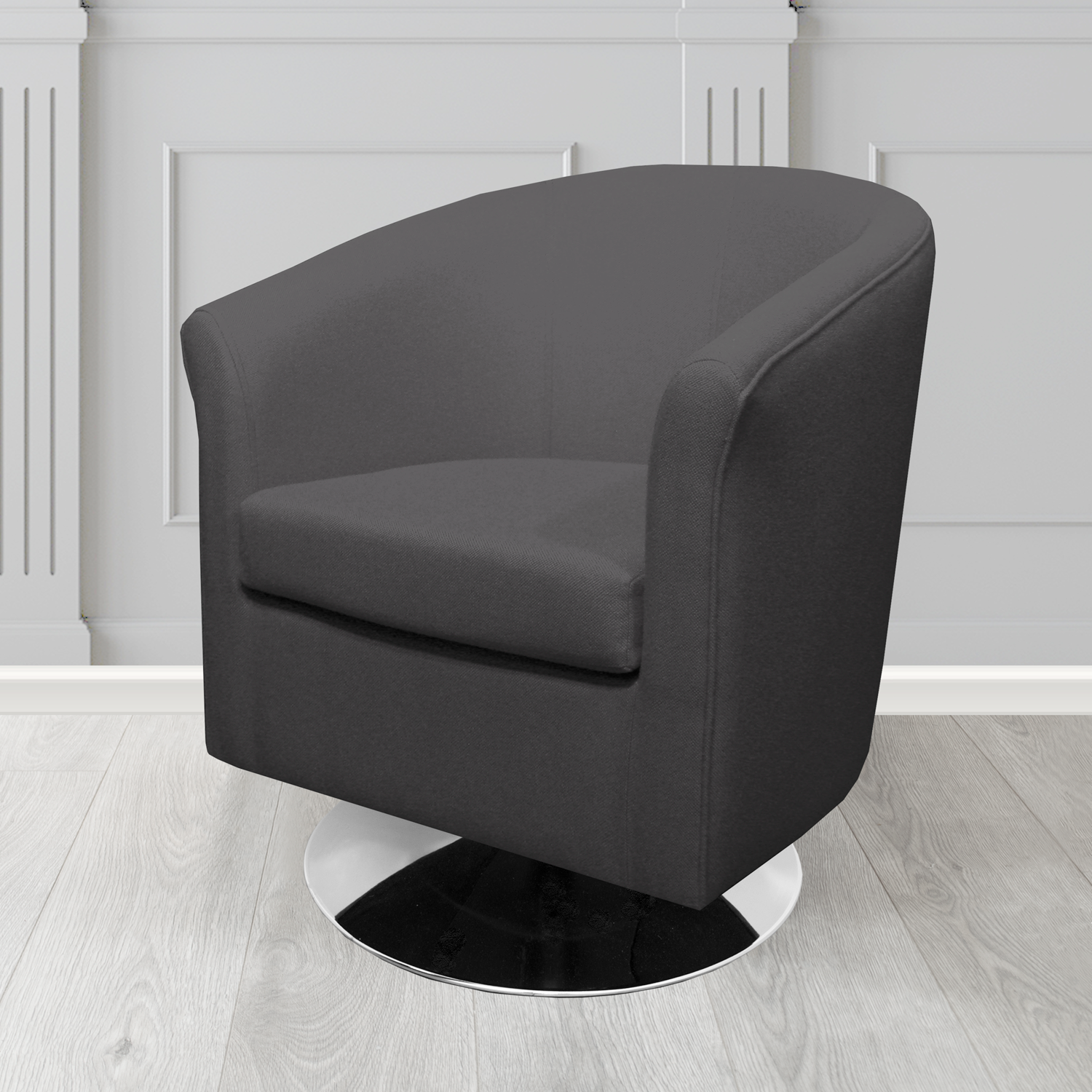 Tuscany Swivel Tub Chair in Camira Mainline Plus Crib 5 Fabric