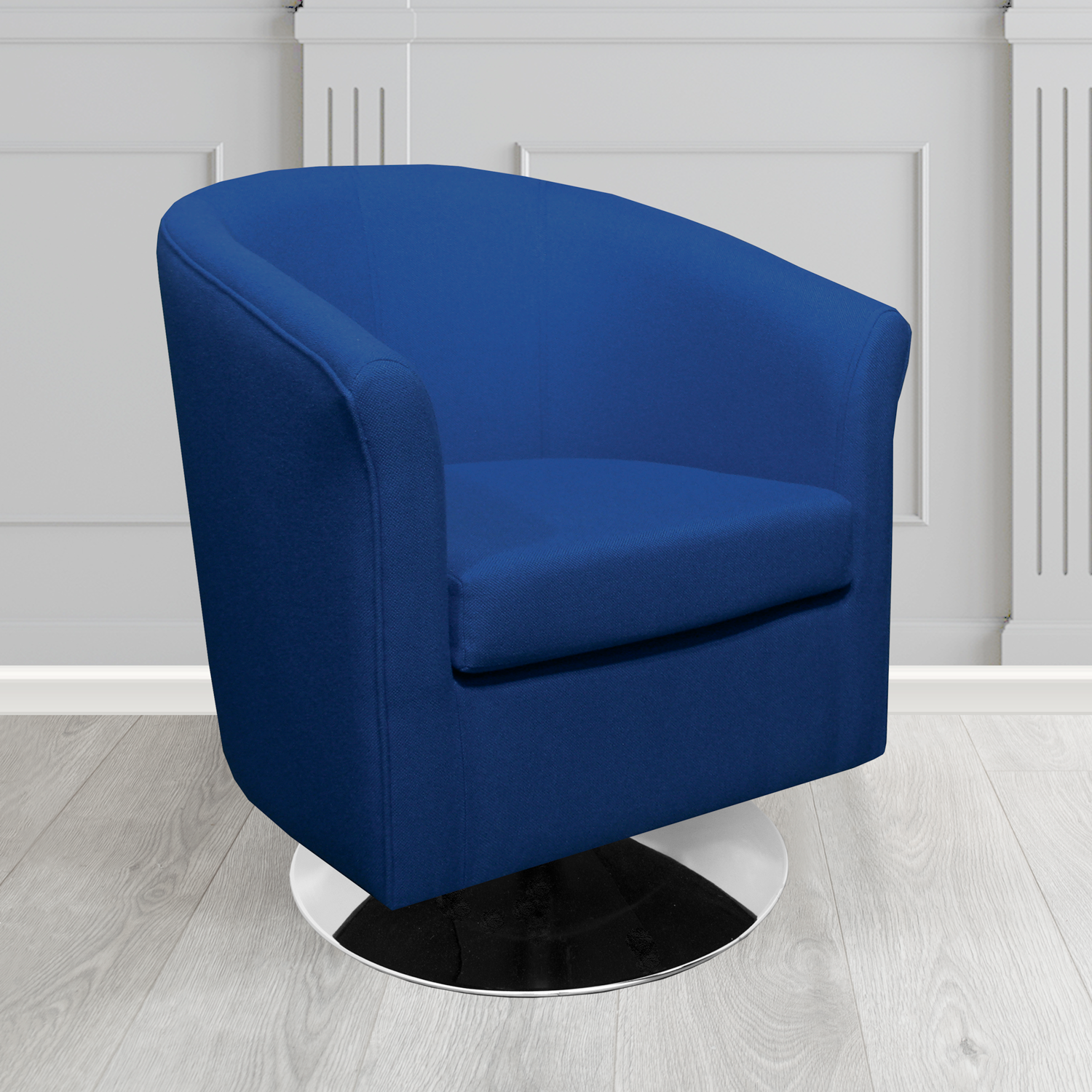 Tuscany Swivel Tub Chair in Camira Mainline Plus Crib 5 Fabric