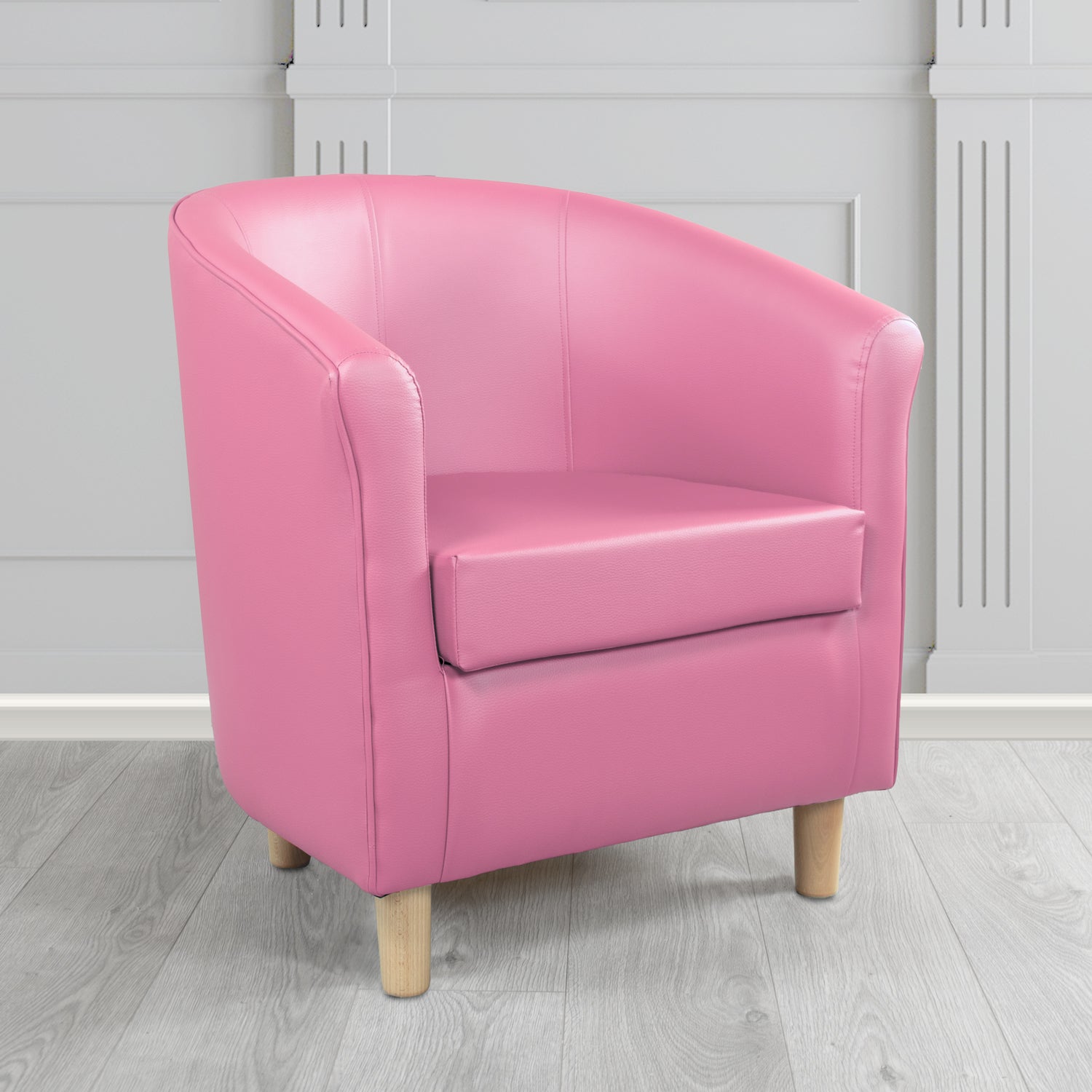 Tuscany Tub Chair in Memphis Antimicrobial Crib 5 Contract Faux Leather