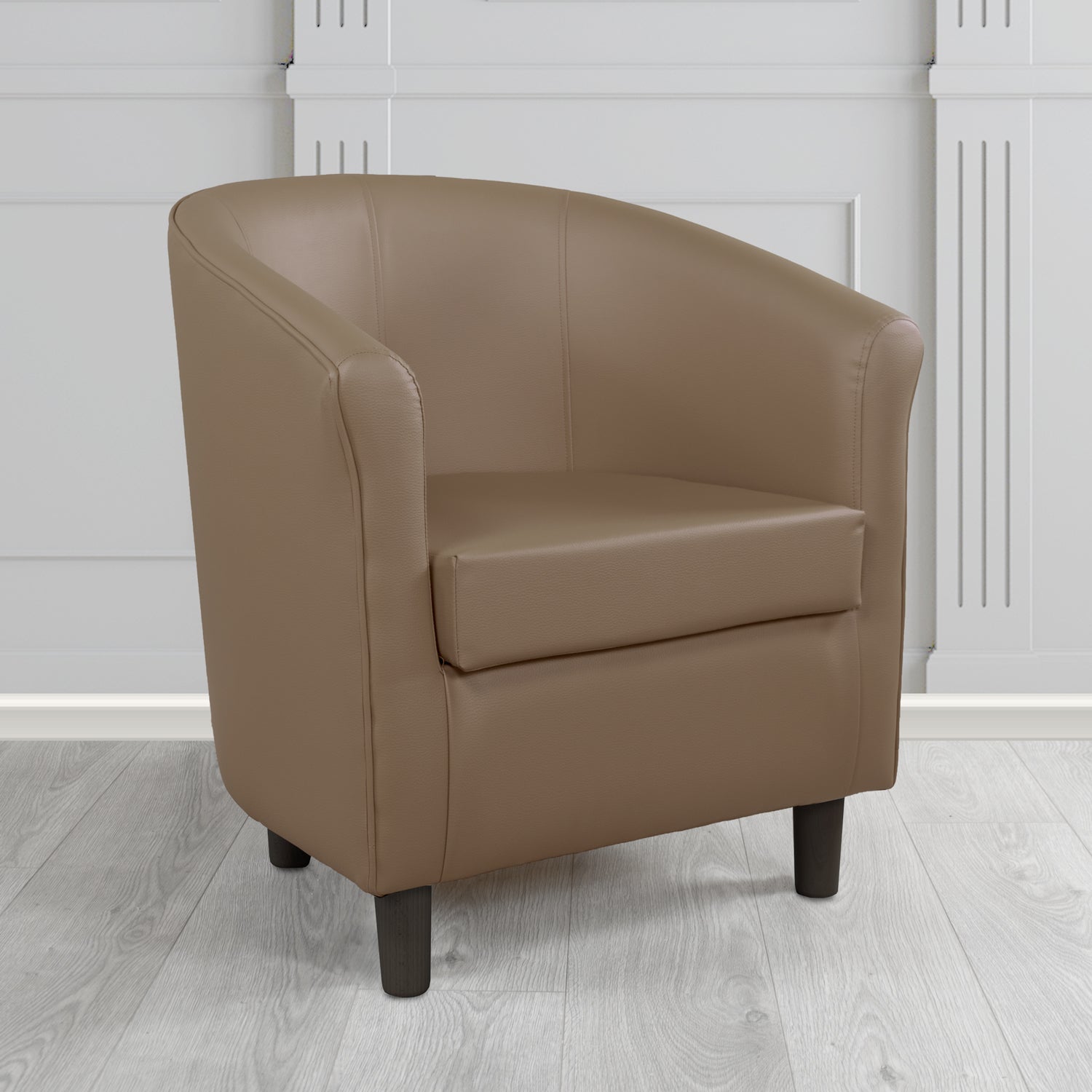 Tuscany Tub Chair in Memphis Antimicrobial Crib 5 Contract Faux Leather