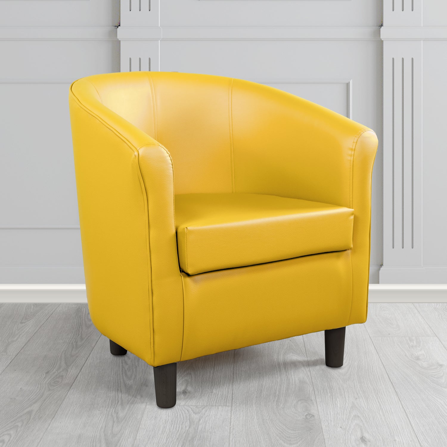 Tuscany Tub Chair in Memphis Antimicrobial Crib 5 Contract Faux Leather