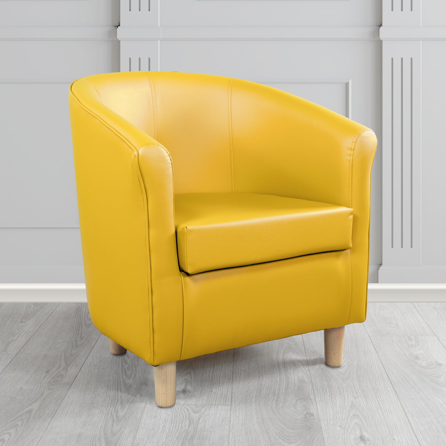 Tuscany Tub Chair in Memphis Antimicrobial Crib 5 Contract Faux Leather