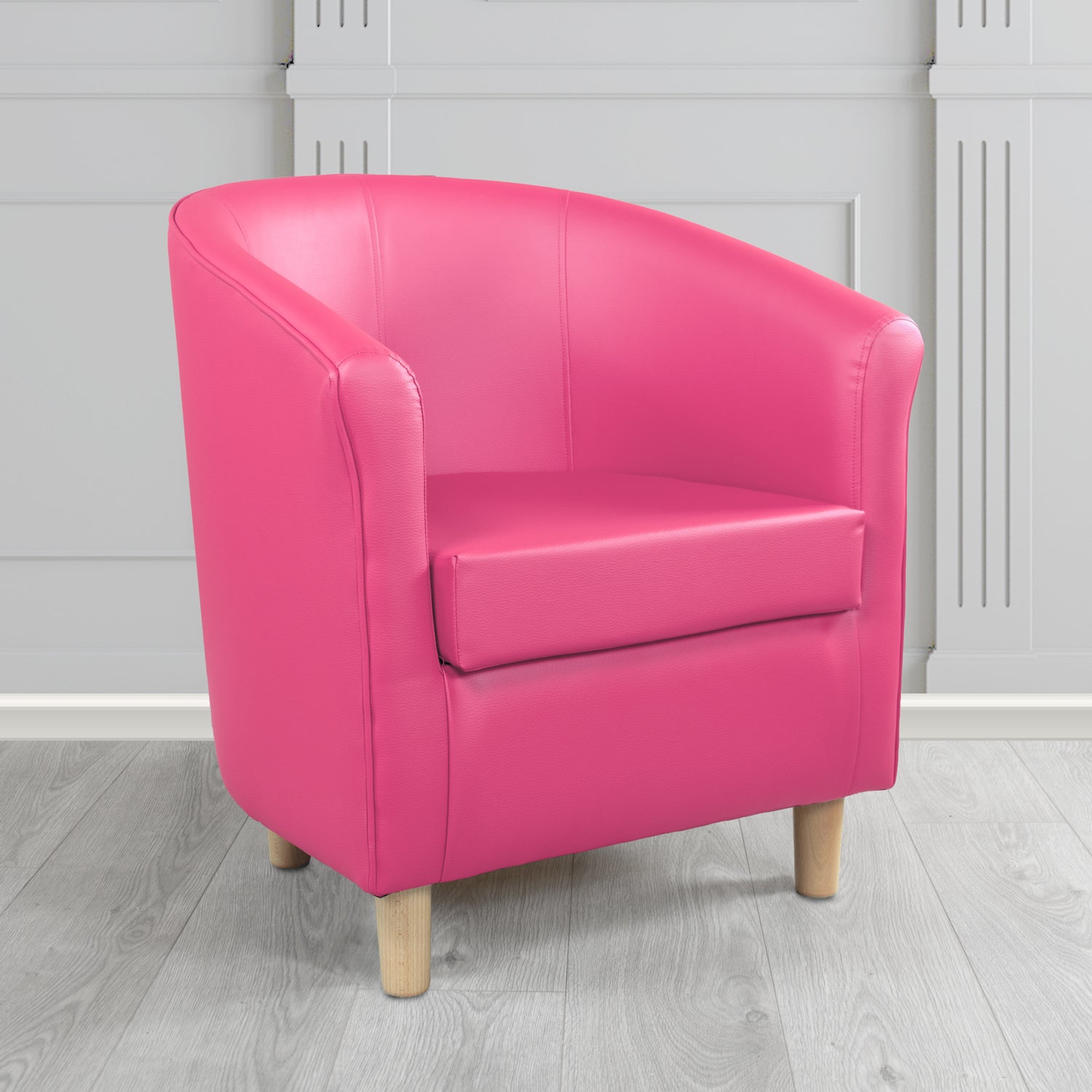 Tuscany Tub Chair in Memphis Antimicrobial Crib 5 Contract Faux Leather