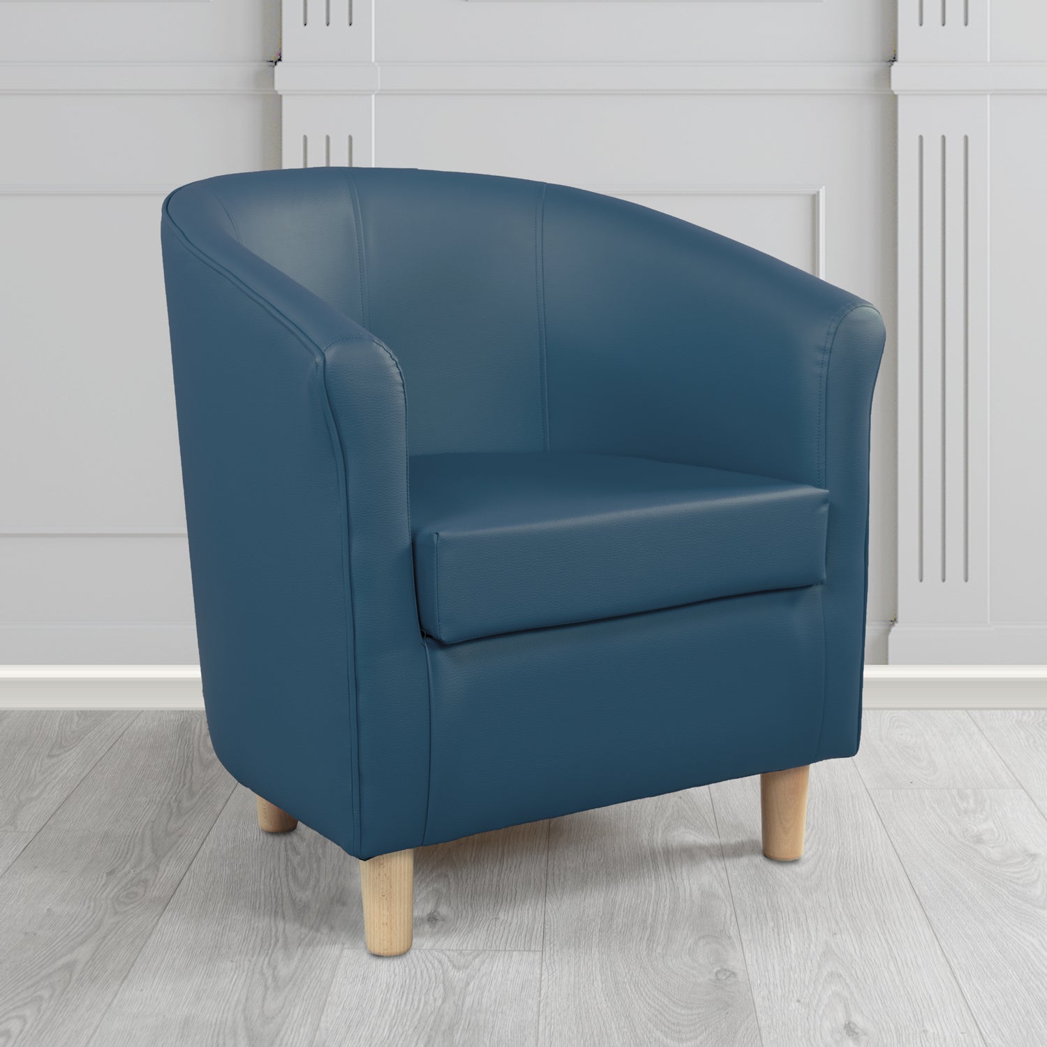 Tuscany Tub Chair in Memphis Antimicrobial Crib 5 Contract Faux Leather
