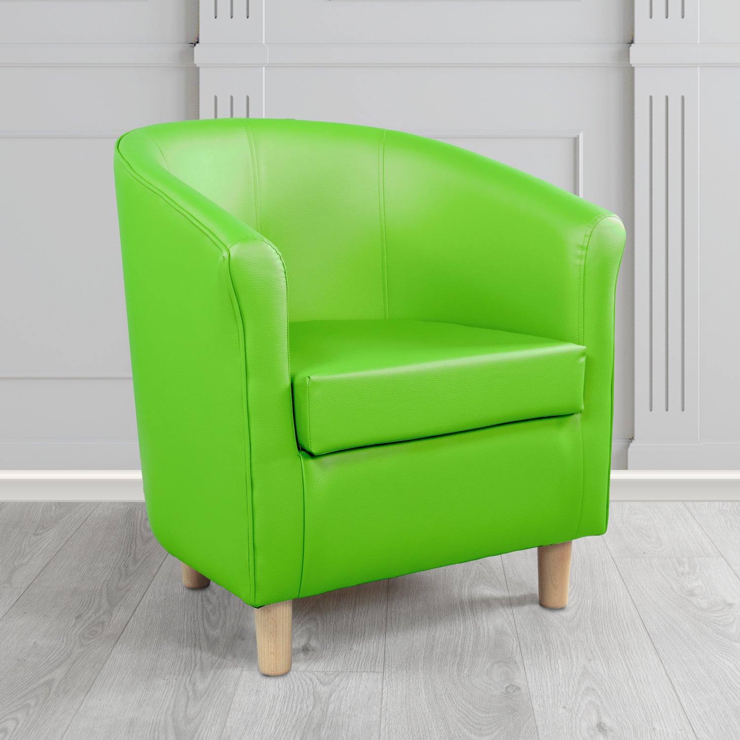 Tuscany Tub Chair in Memphis Antimicrobial Crib 5 Contract Faux Leather