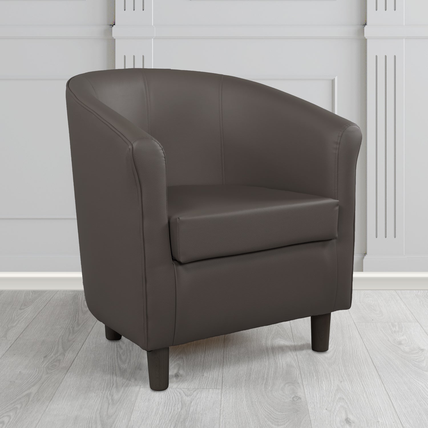 Tuscany Tub Chair in Memphis Antimicrobial Crib 5 Contract Faux Leather