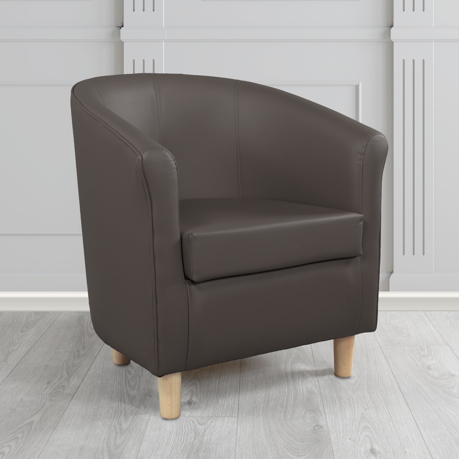 Tuscany Tub Chair in Memphis Antimicrobial Crib 5 Contract Faux Leather